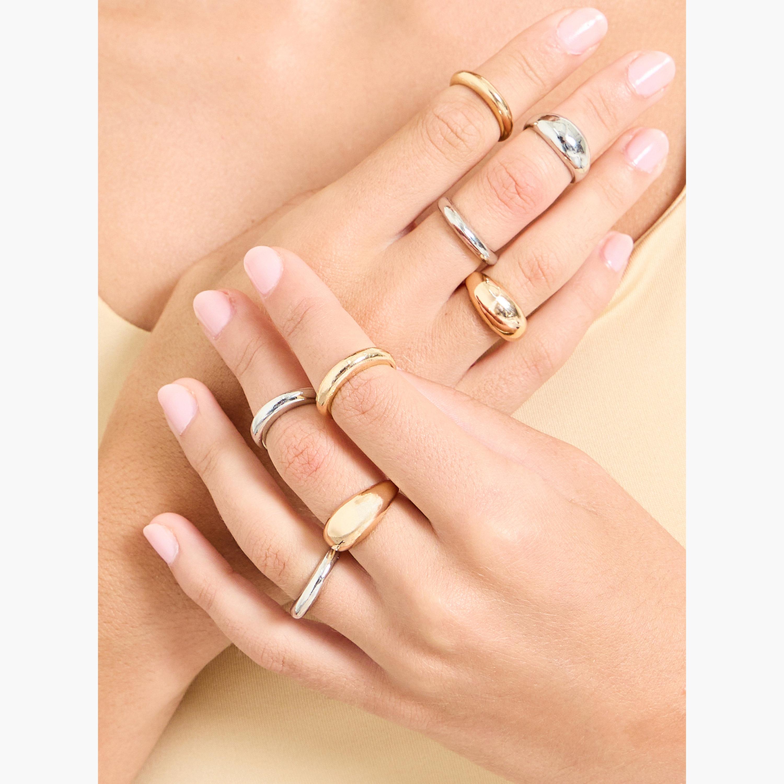 طقم من 8 خواتم مفتوحة-women-watchesandjewellery-jewellery-rings-image-2