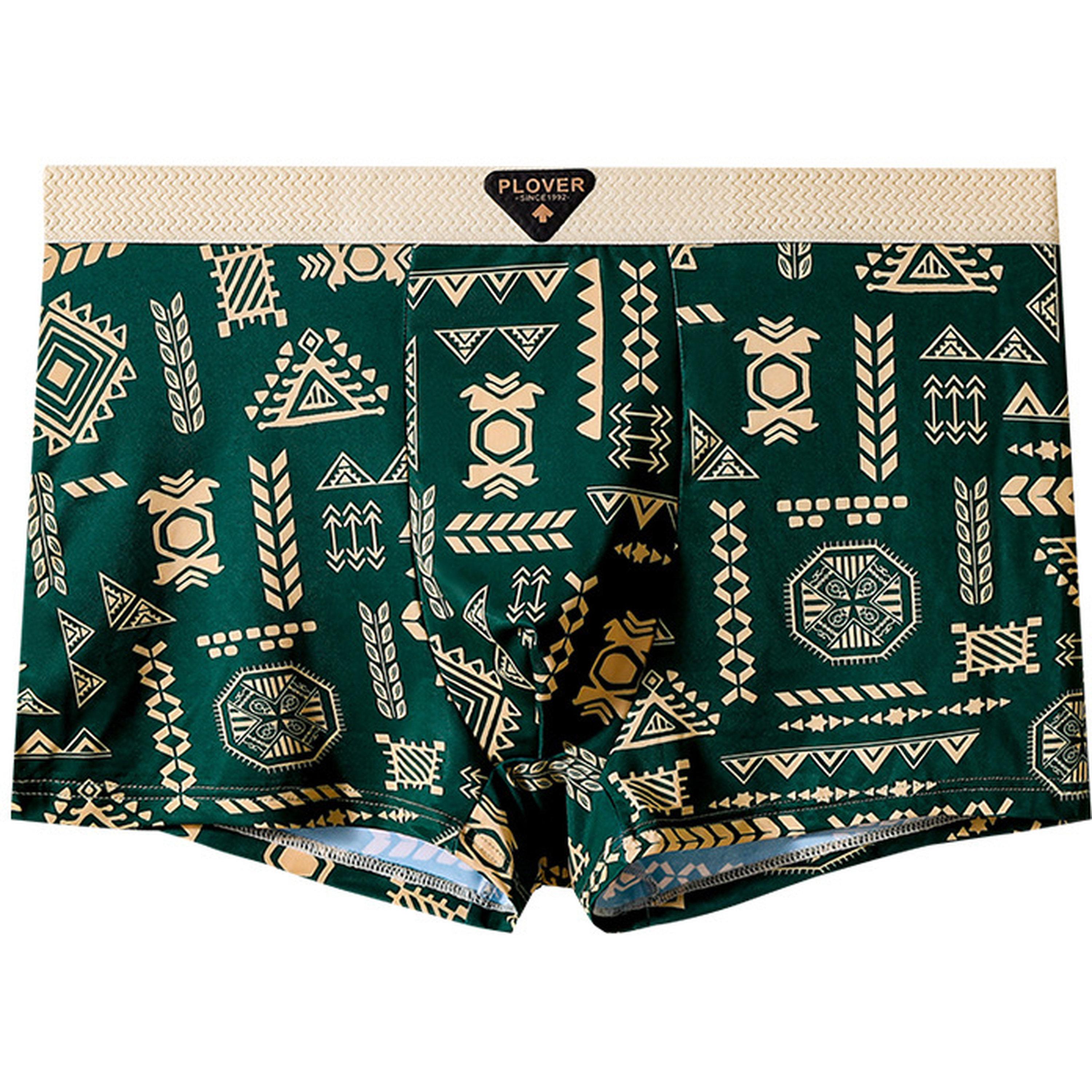 Take Two Green Patterned Boxer Briefs-men-clothing-innerwear-underwear-image-2