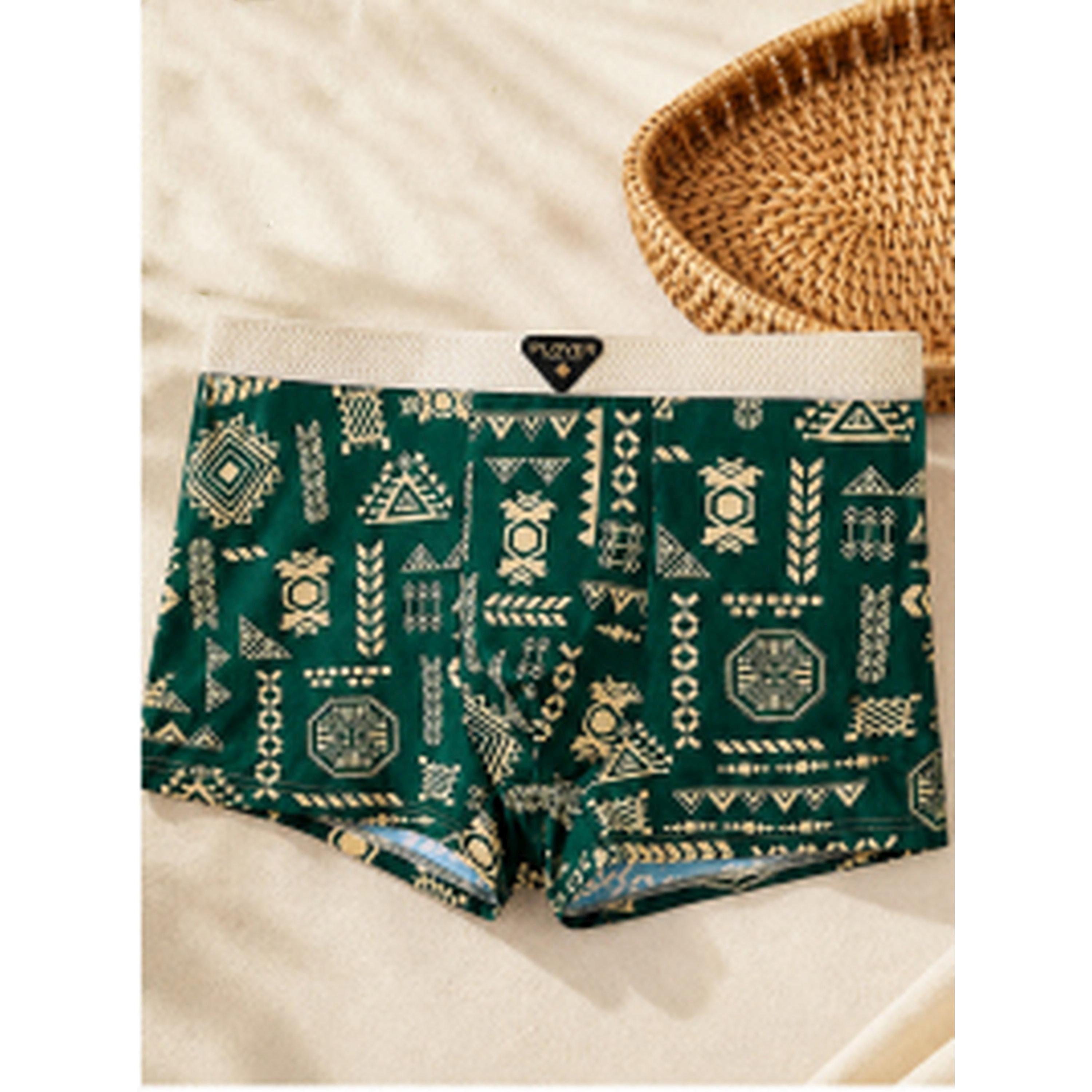 Take Two Green Patterned Boxer Briefs-men-clothing-innerwear-underwear-image-3