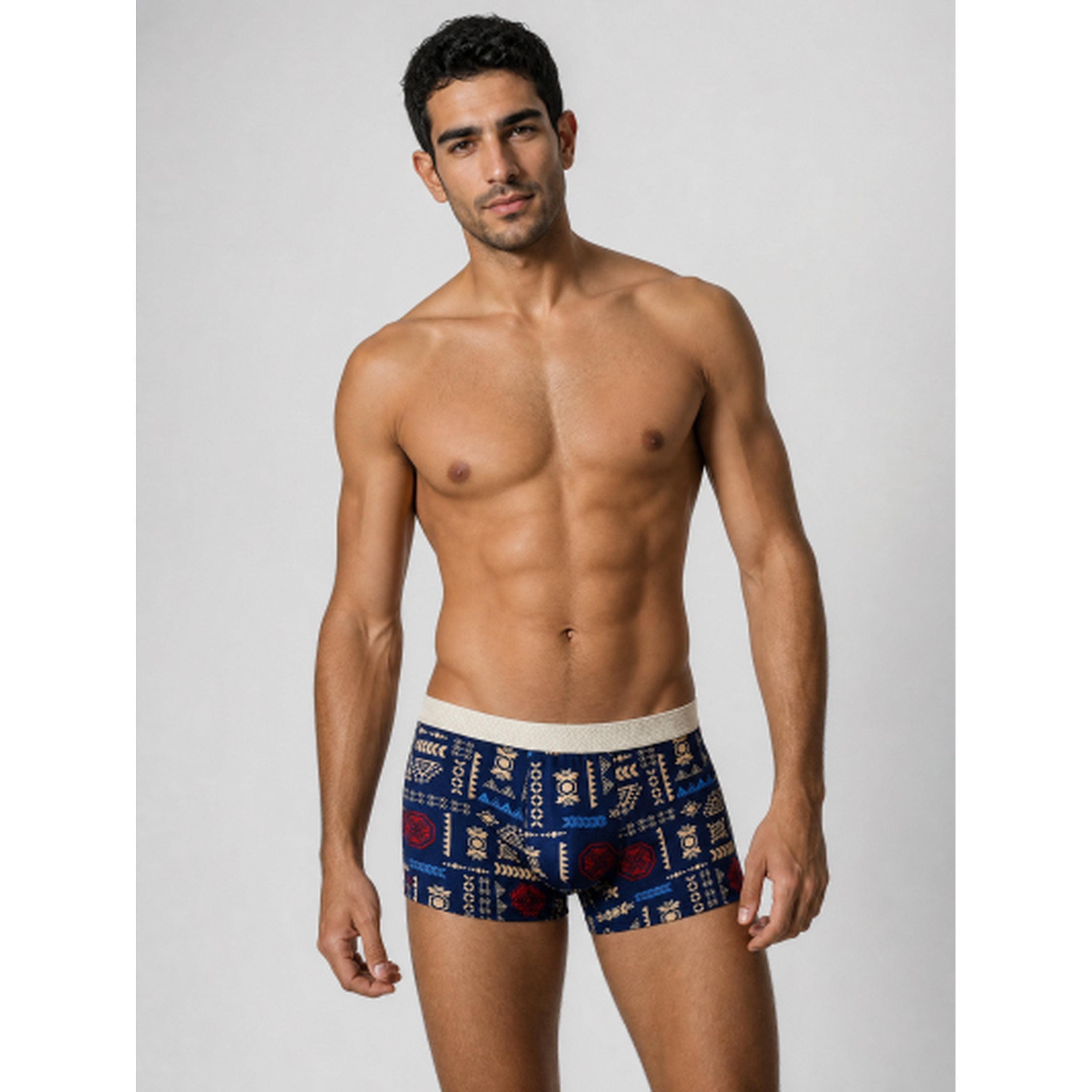 Take Two Blue Patterned Boxer Briefs-men-clothing-innerwear-underwear-image-1