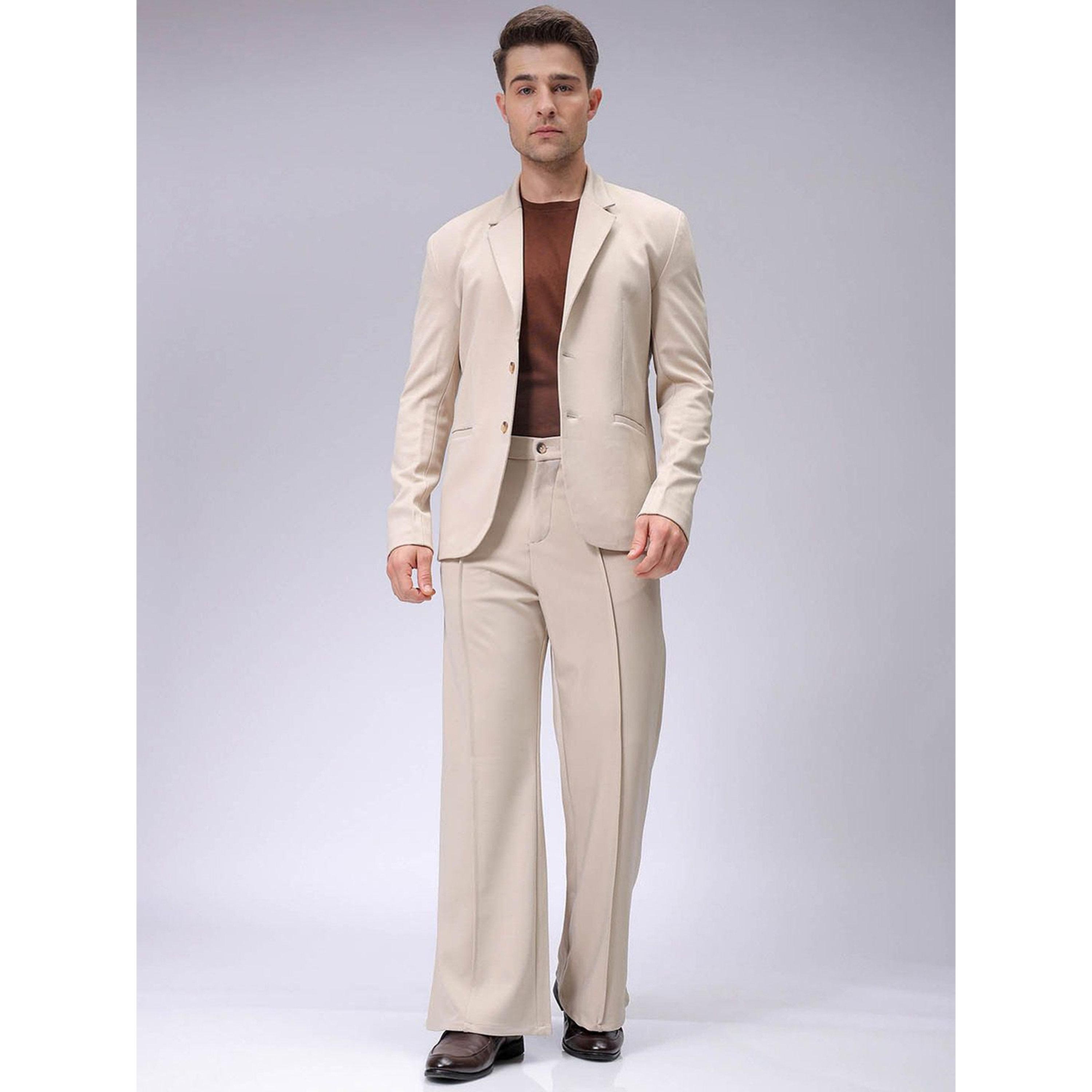 The Indian Garage Co X Styli Men Flared Bootcut Mid Rise Trouser-men-clothing-trousersandchinos-trousers-image-2