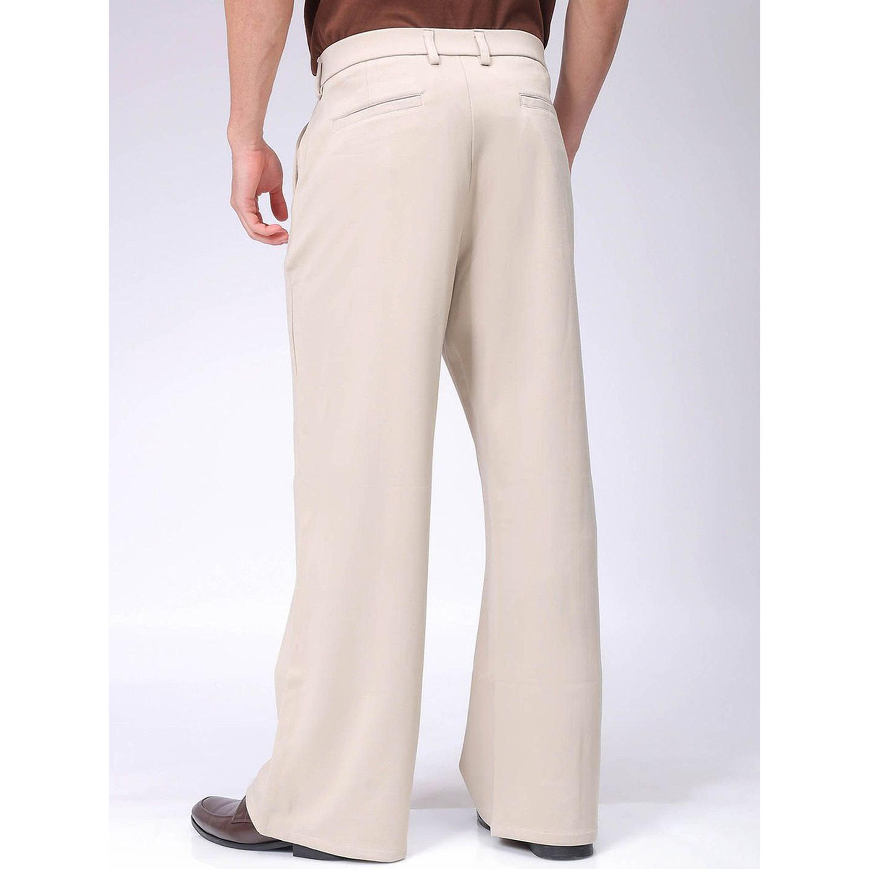 The Indian Garage Co X Styli Men Flared Bootcut Mid Rise Trouser-men-clothing-trousersandchinos-trousers-image-5