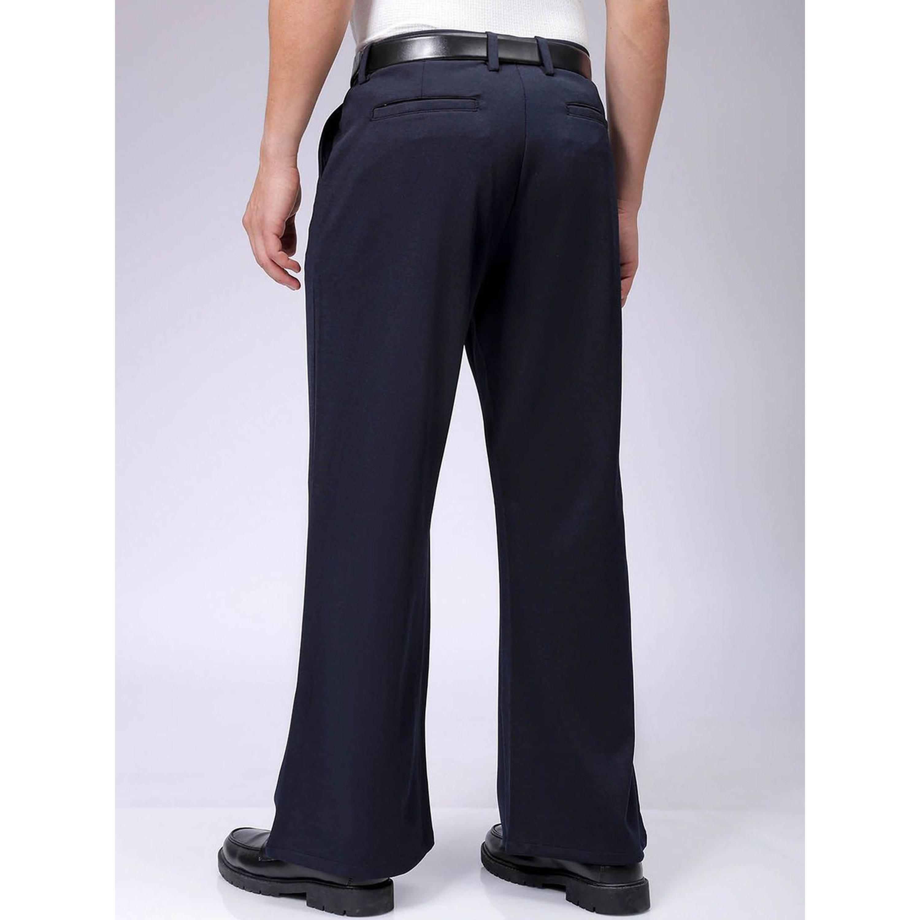 The Indian Garage Co X Styli Men Flared Bootcut Mid Rise Trousers-men-clothing-trousersandchinos-trousers-image-5