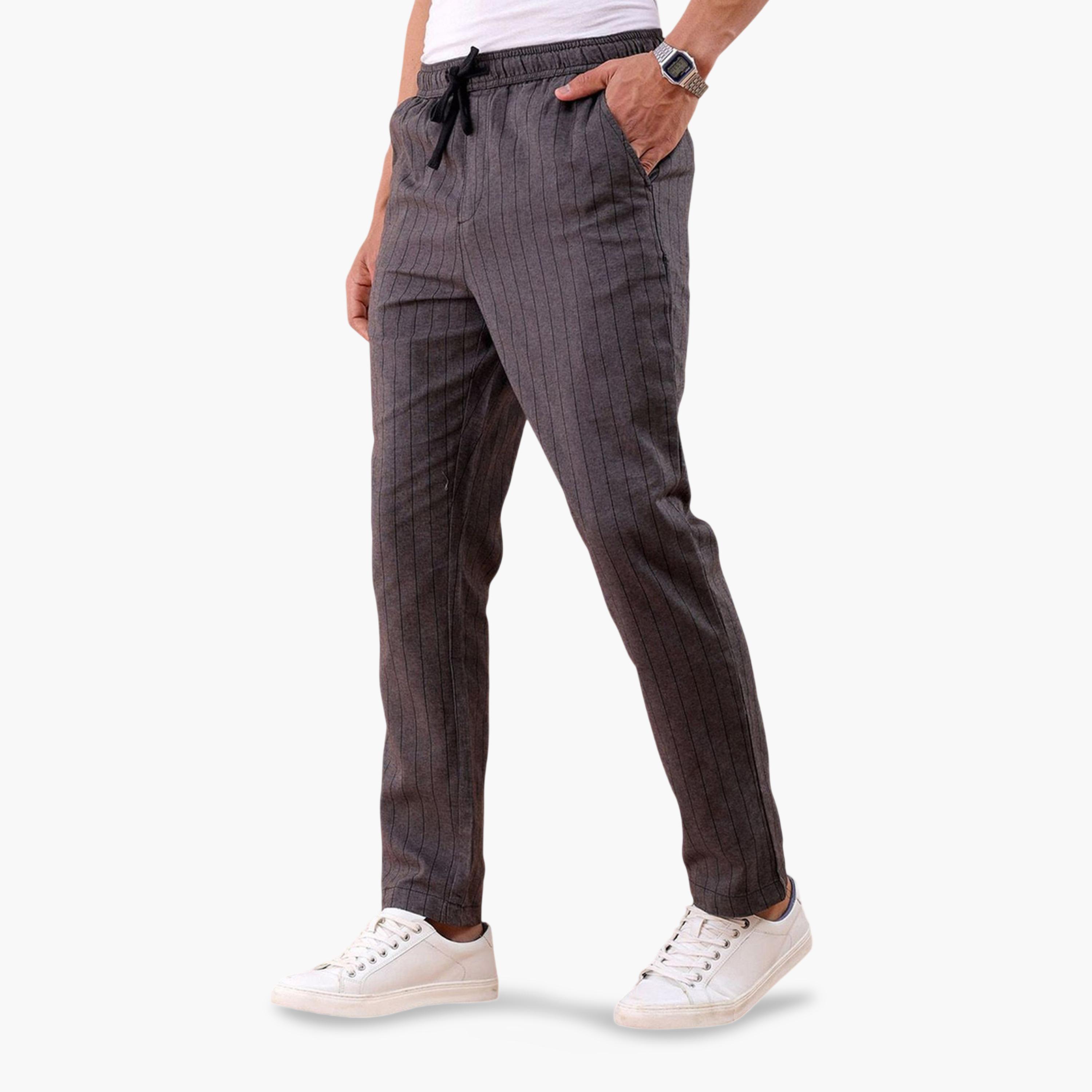 بنطال بخصر متوسط وقصة عادية-men-clothing-bottoms-joggers-image-1
