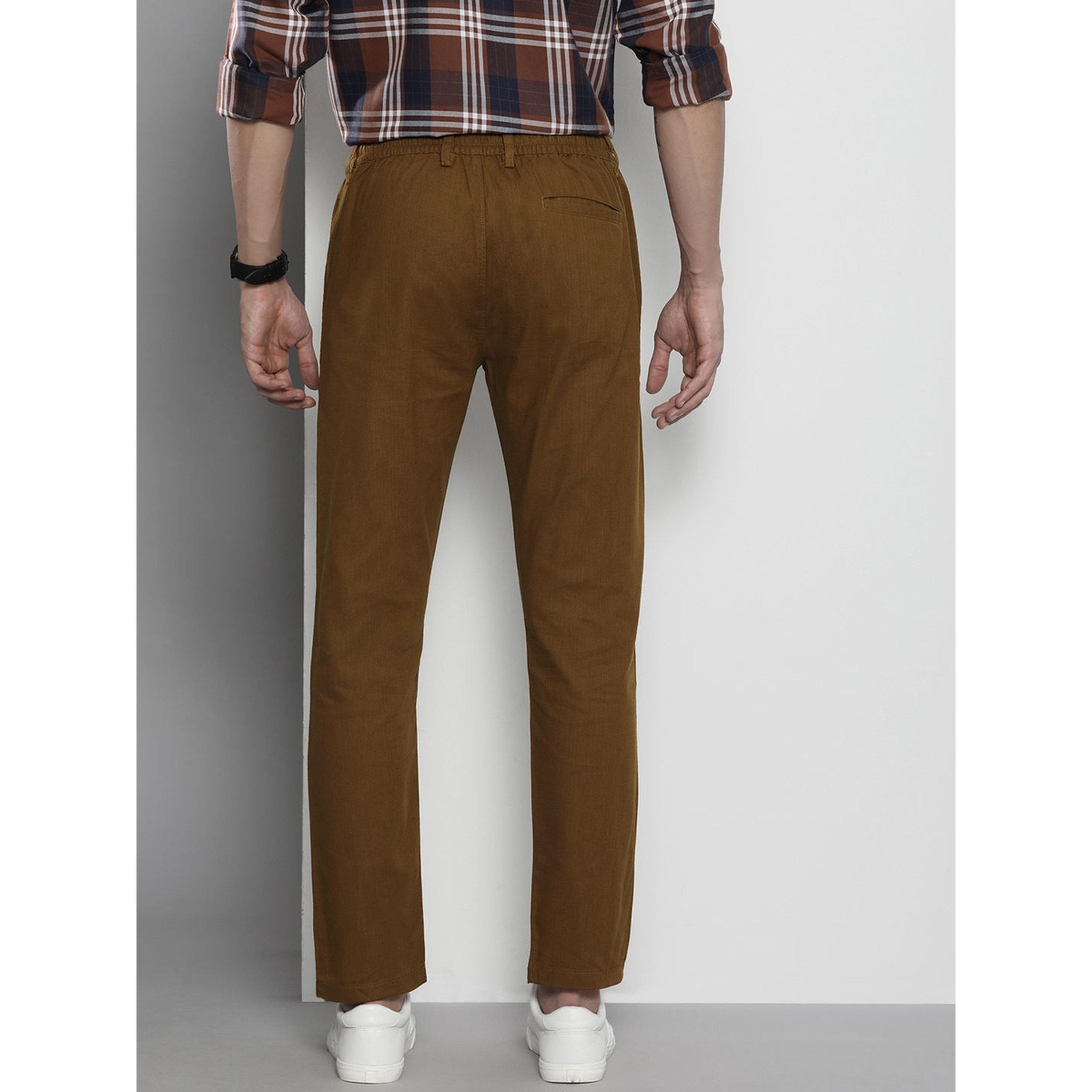 بنطال بخصر متوسط وقصة ضيقة-men-clothing-joggers-image-4