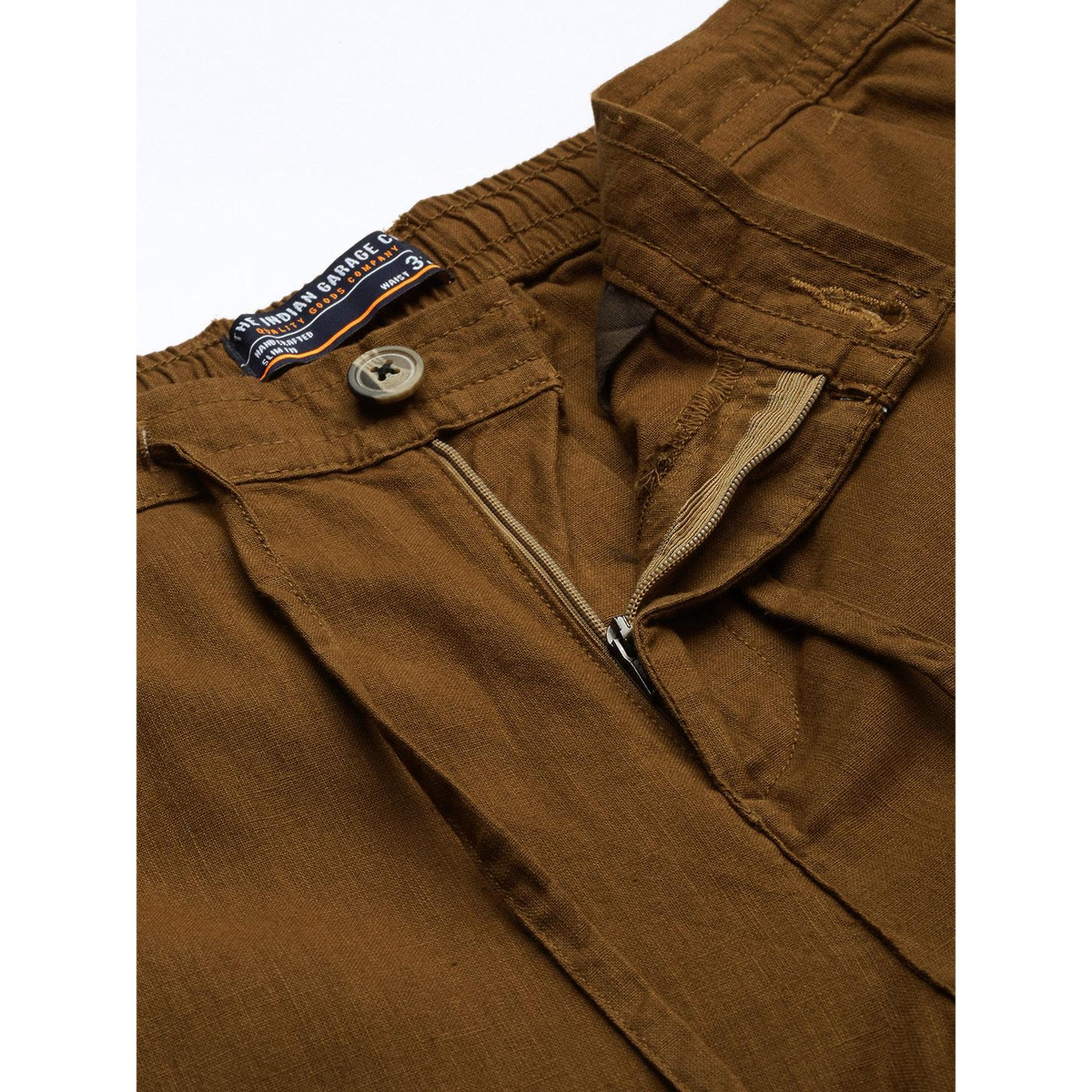 بنطال بخصر متوسط وقصة ضيقة-men-clothing-joggers-image-5