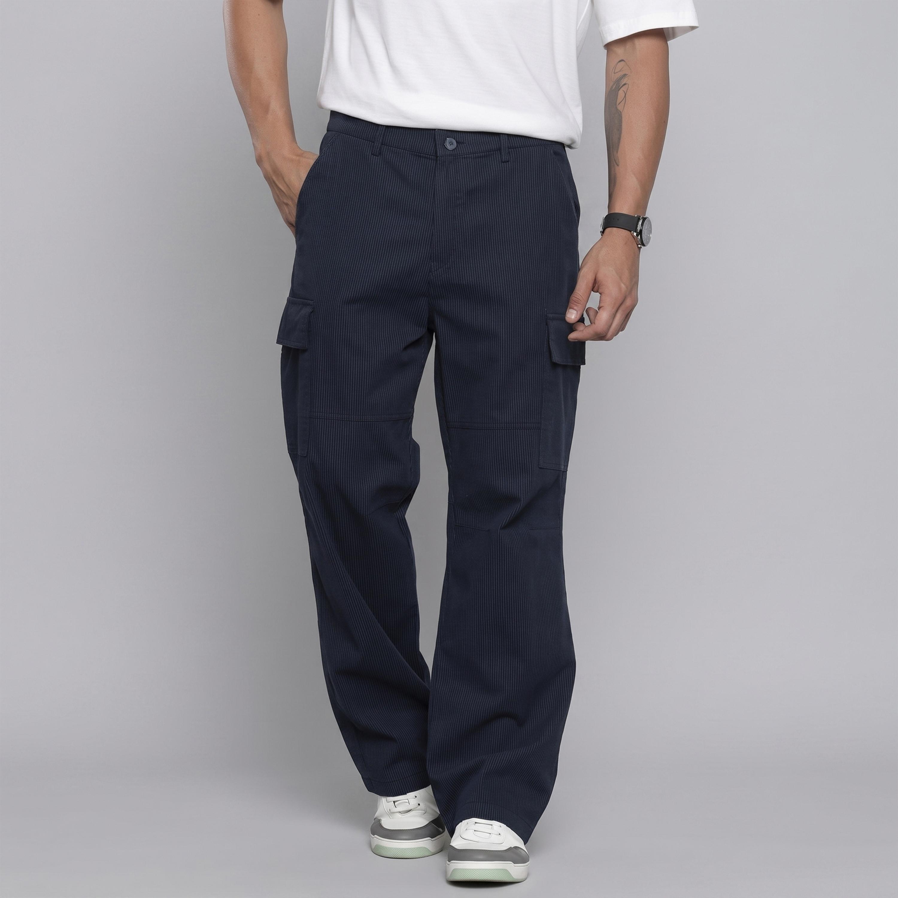 The Indian Garage Co X Styli Men Relaxed Fit Mid Rise Cargo-men-clothing-trousersandchinos-chinos-image-1