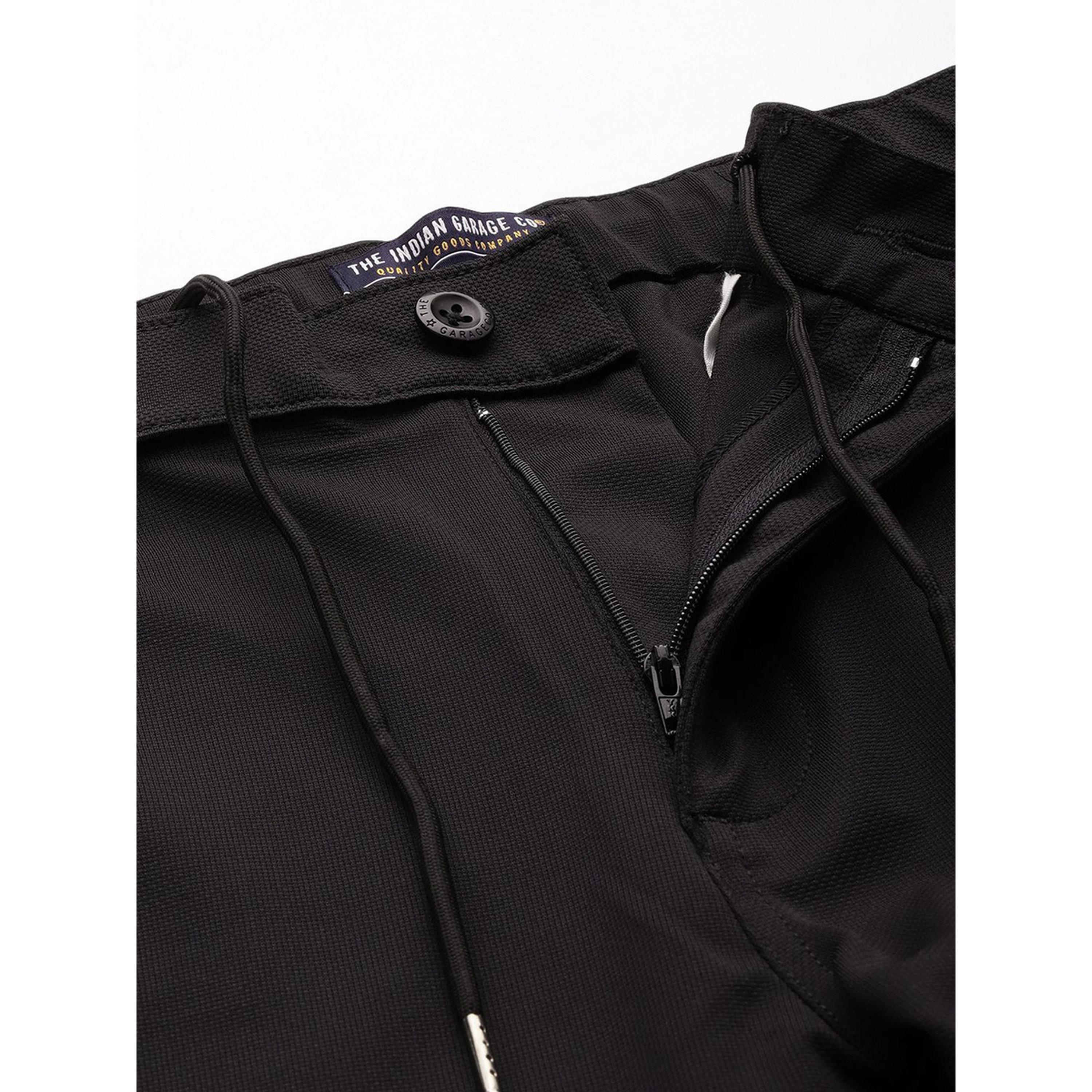 بنطال محبوك بخصر متوسط وقصة ضيقة-men-clothing-joggers-image-4