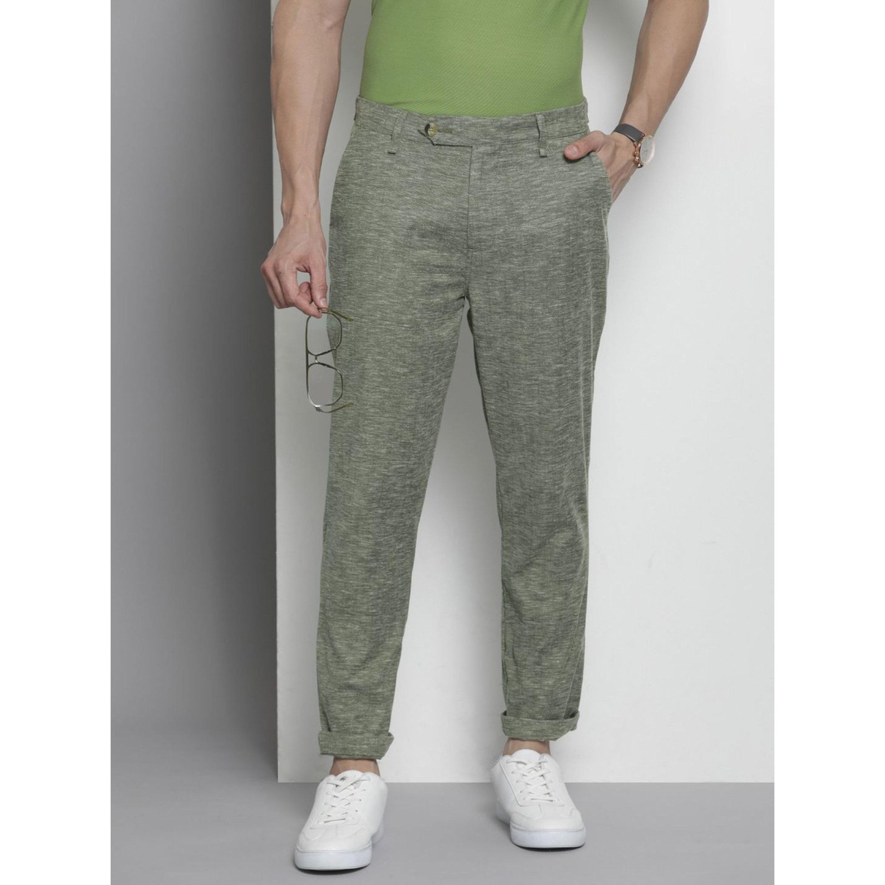 بنطال بخصر متوسط وقصة ضيقة-men-clothing-trousersandchinos-trousers-image-1
