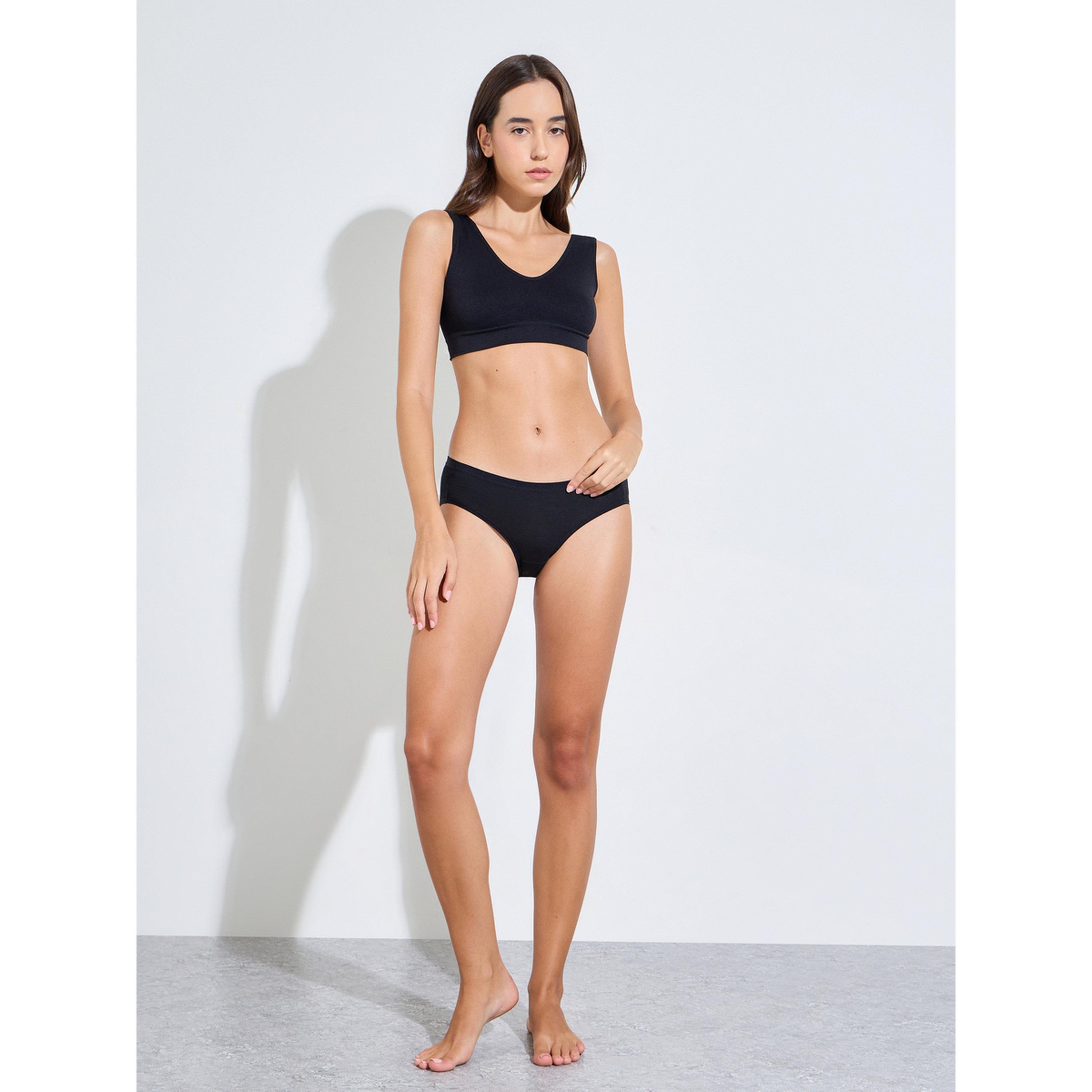 Styli Pack of 4 - Cotton Elastane Full Briefs-women-clothing-lingerie-panties-image-3
