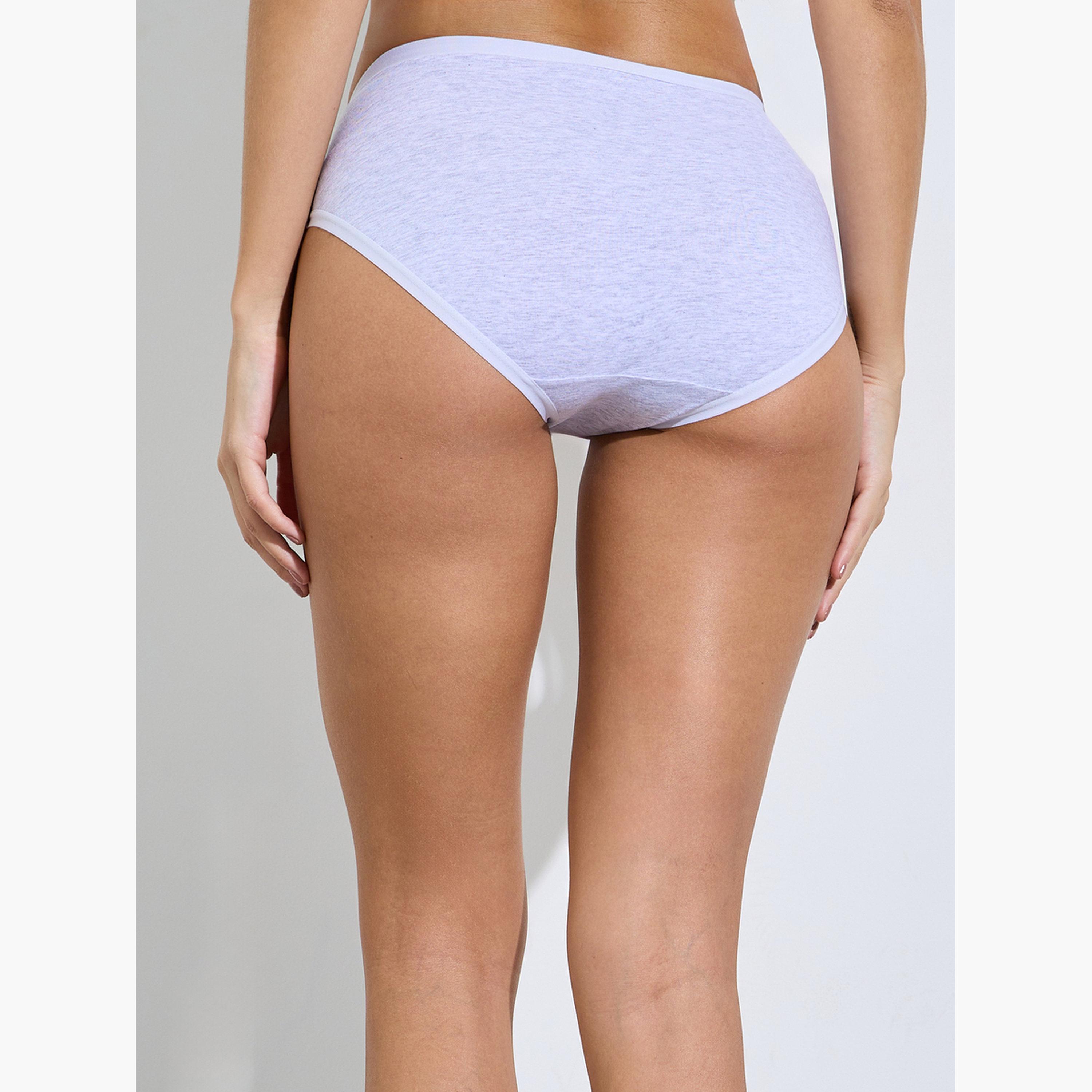 Styli Pack of 4 - Cotton Elastane Full Briefs-women-clothing-lingerie-panties-image-5