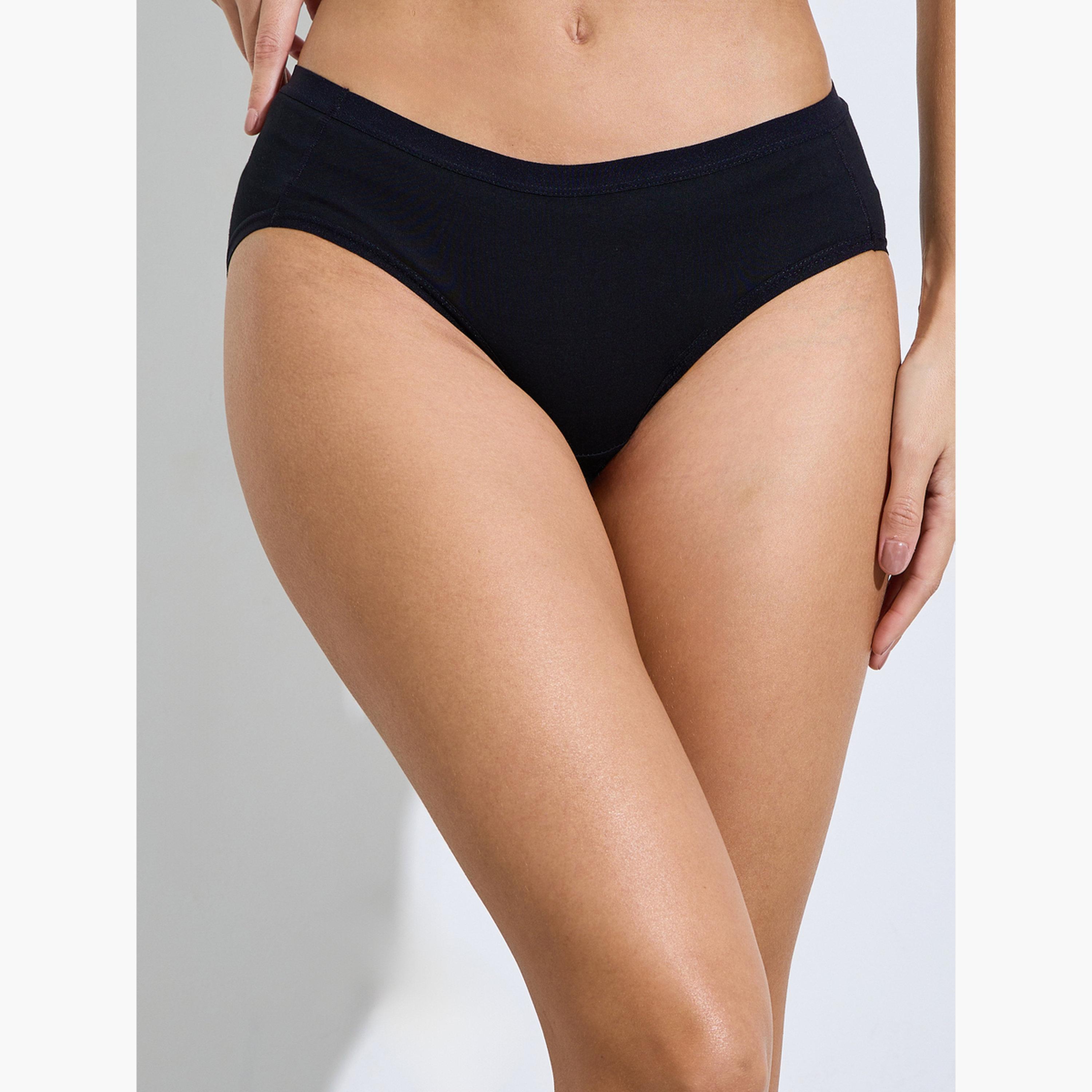 Styli Pack of 4 - Cotton Elastane Full Briefs-women-clothing-lingerie-panties-image-7