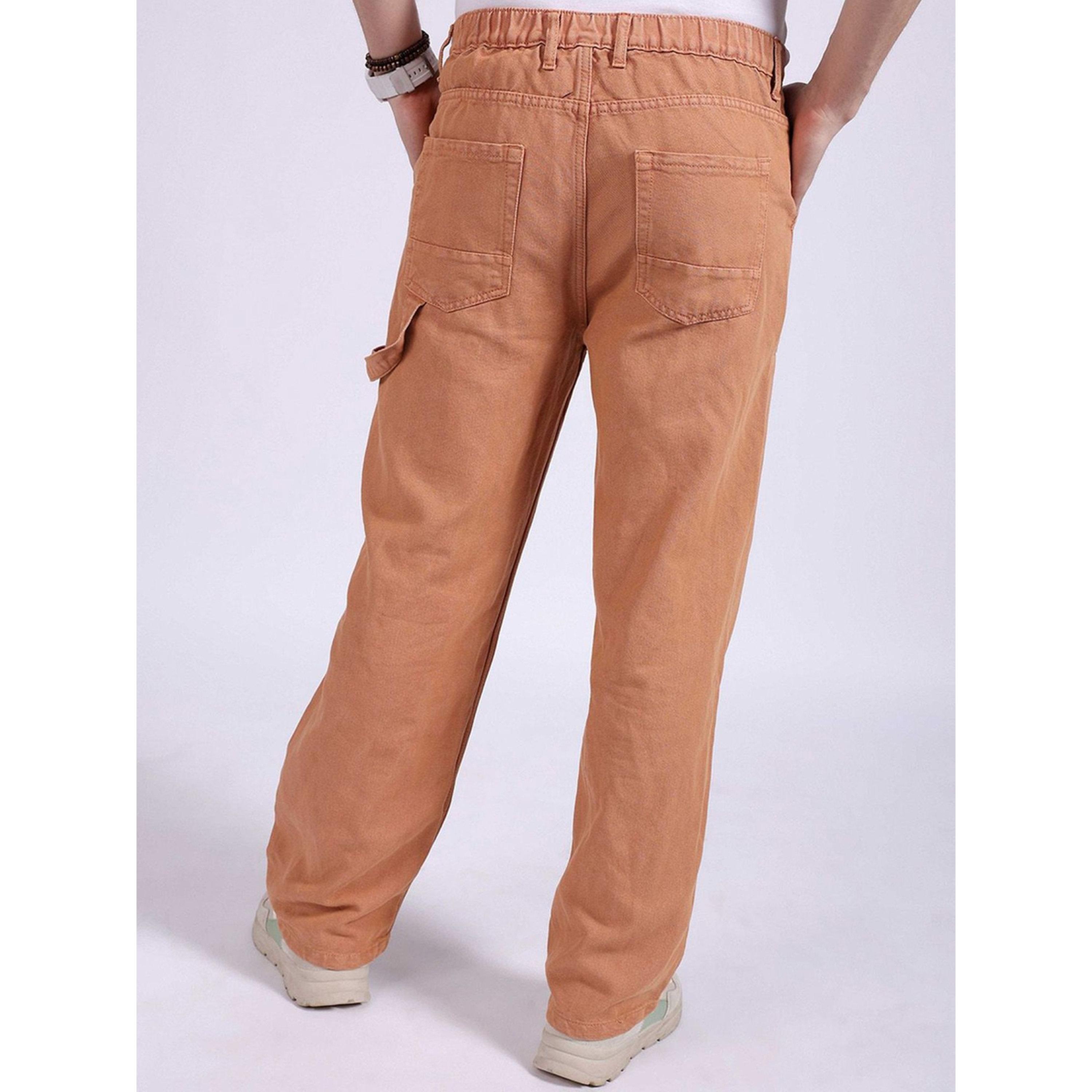 جينز ممدد بقصة باجي واسعة وخصر متوسط للرجال-men-clothing-jeans-image-3
