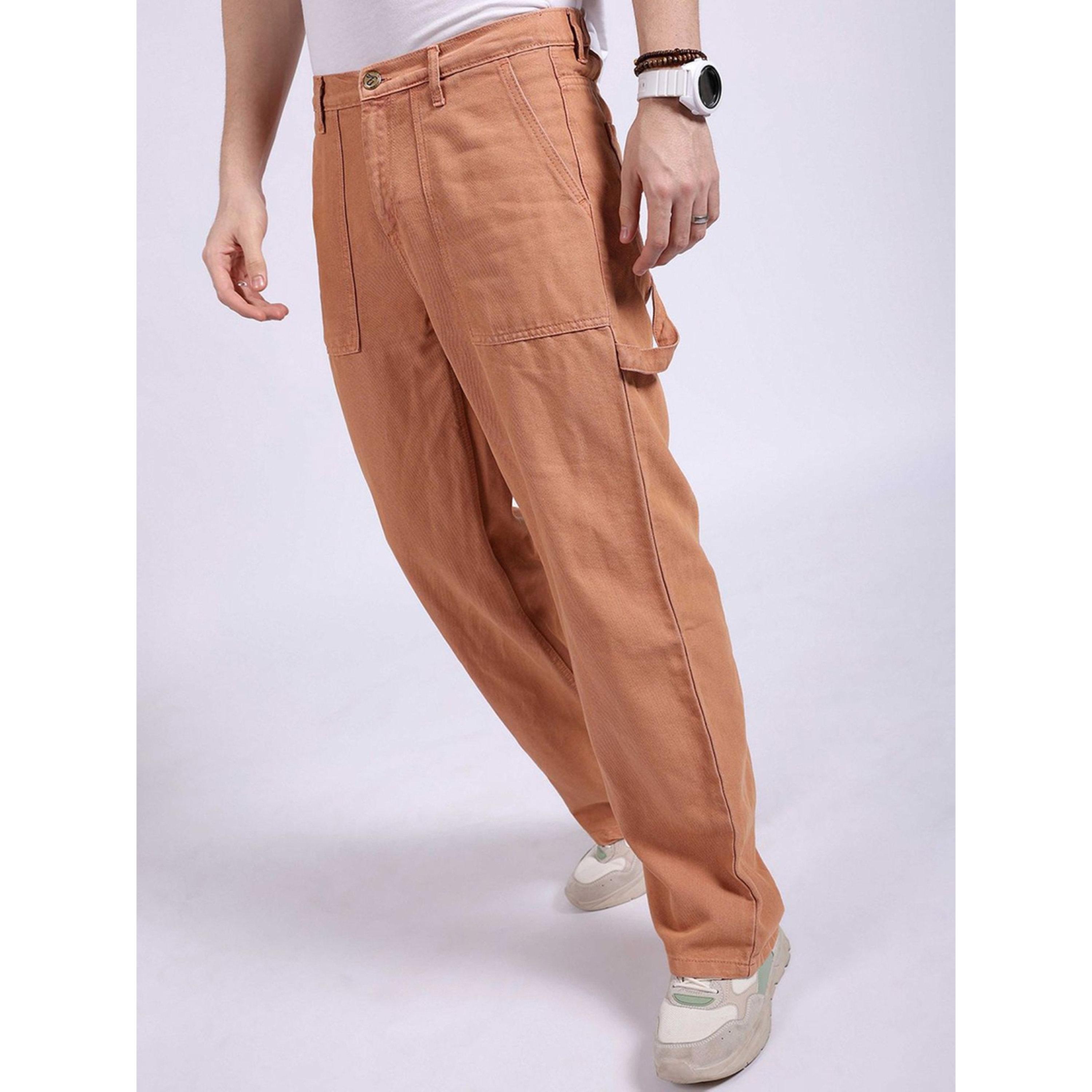 جينز ممدد بقصة باجي واسعة وخصر متوسط للرجال-men-clothing-jeans-image-5