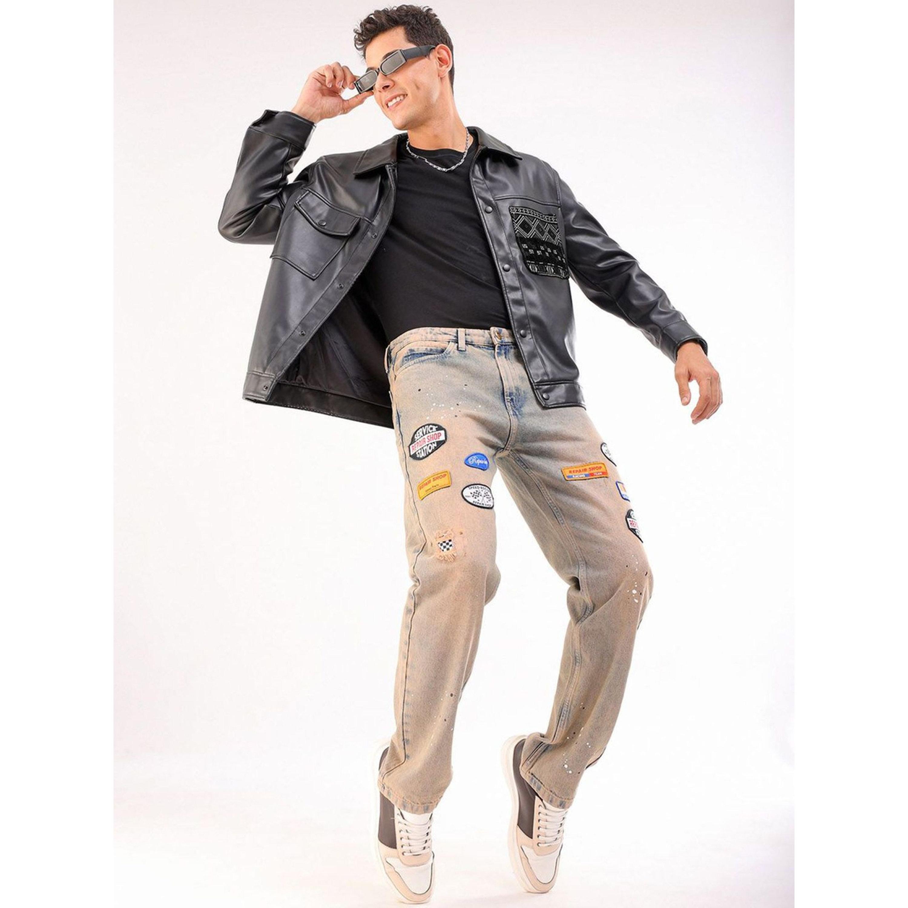 The Indian Garage Co X Styli Men Straight Fit Mid Rise Jeans-men-clothing-jeans-image-2