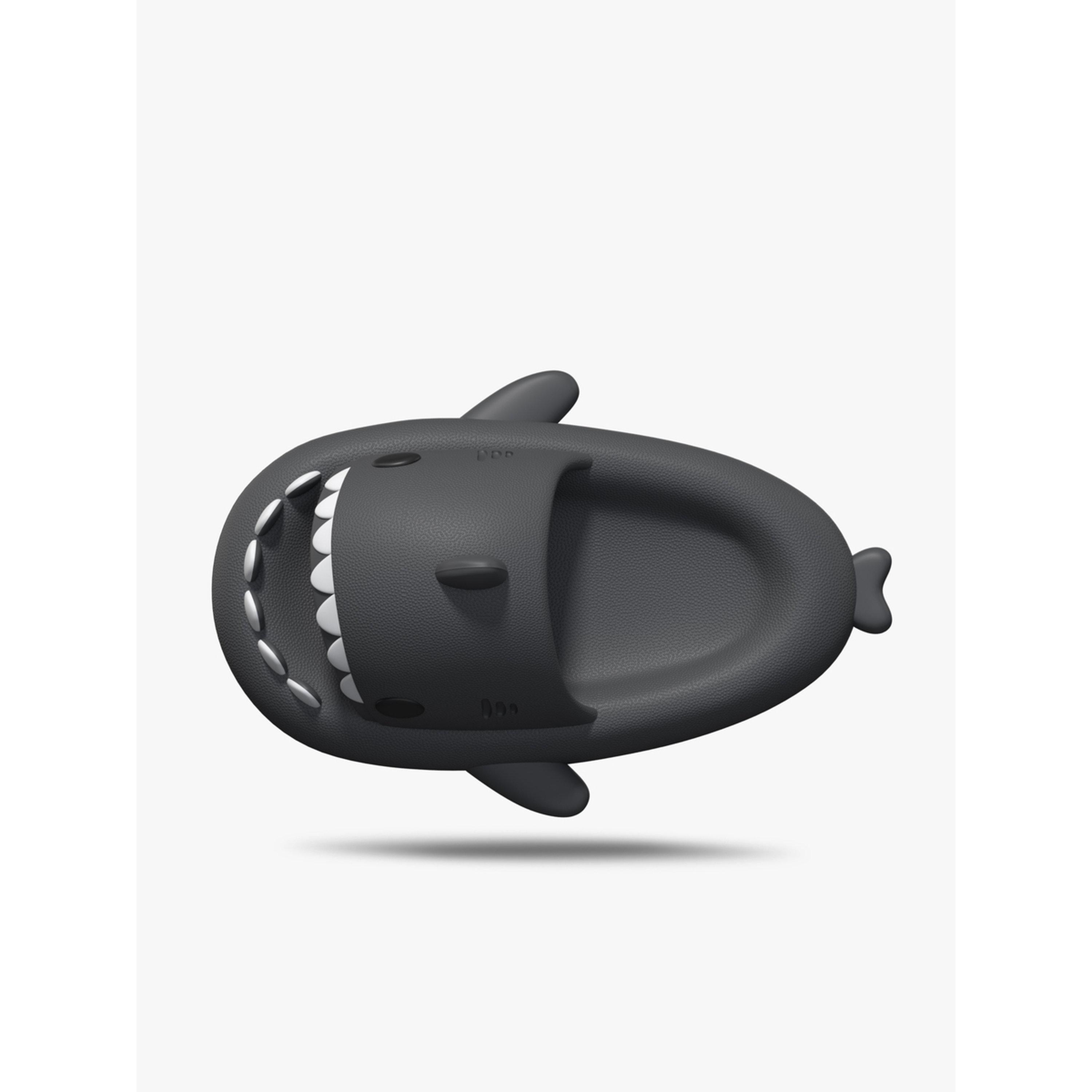 Take Two Charcoal Shark Slides - Adorable and Comfortable Slip-Ons for All Ages-women-shoes-flipflopsandslides-image-5