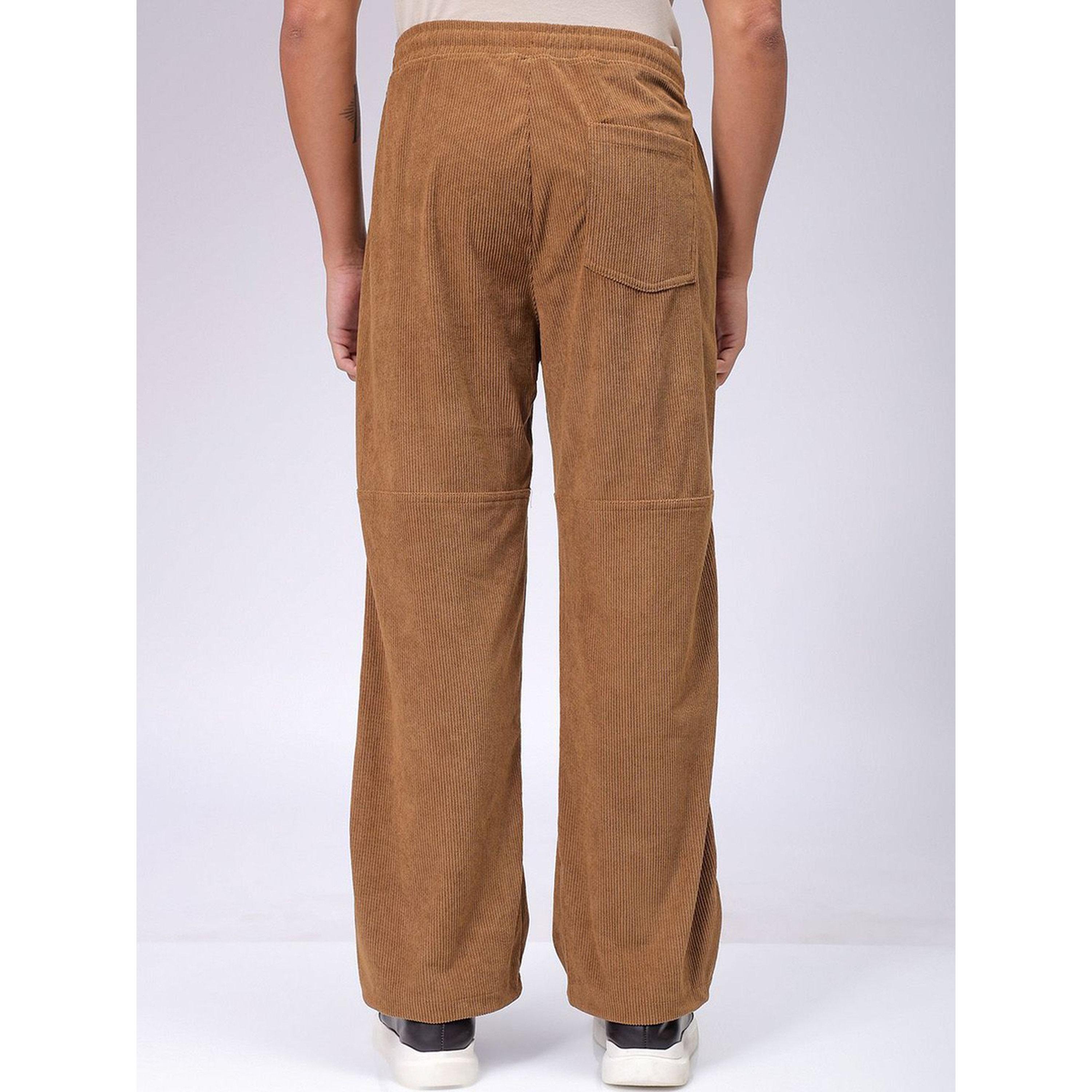 جوغر سادة بقصة مريح بخصر متوسط للرجال-men-clothing-joggers-image-5