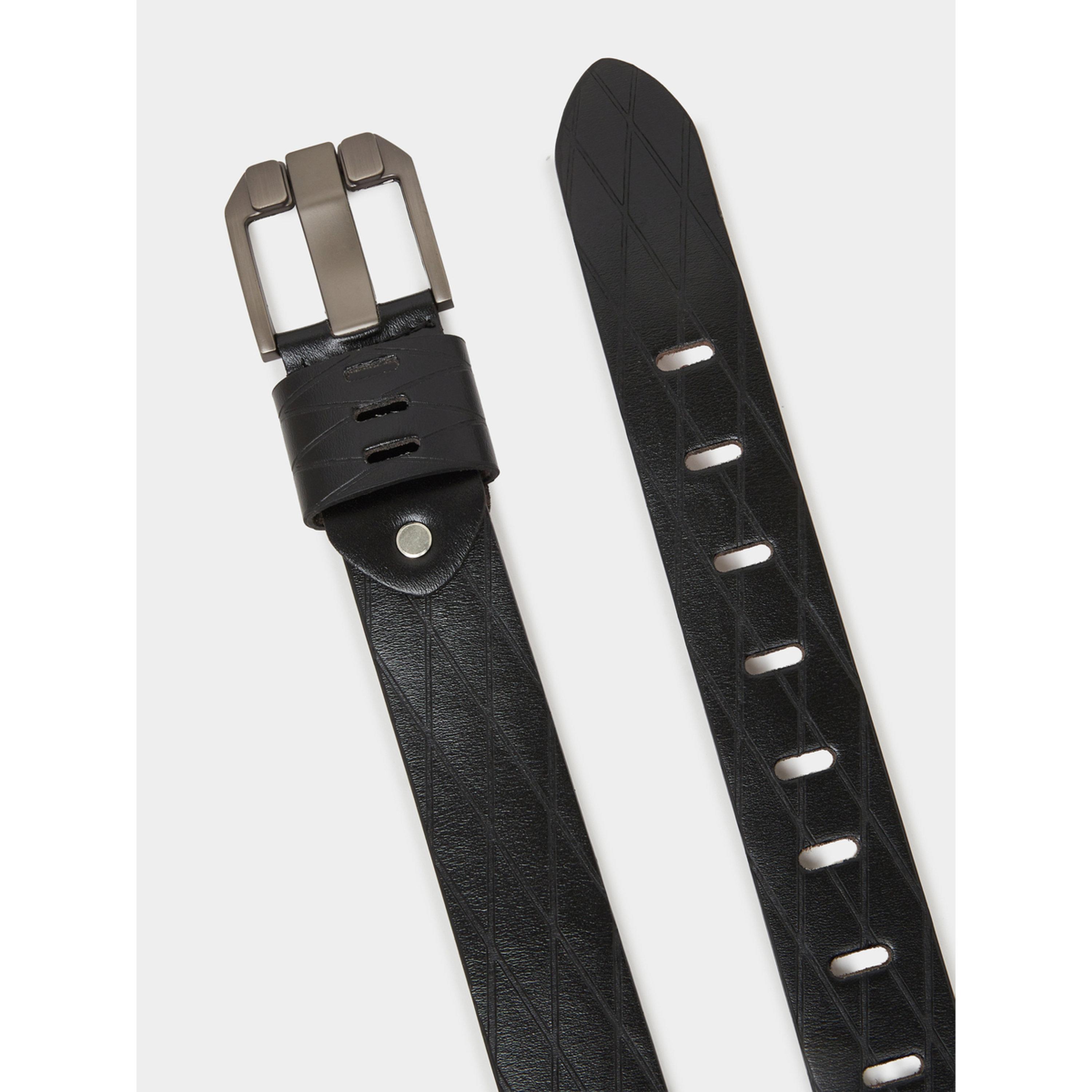 حزام بملمس وإبزيم-men-beltsandwallets-belts-image-3