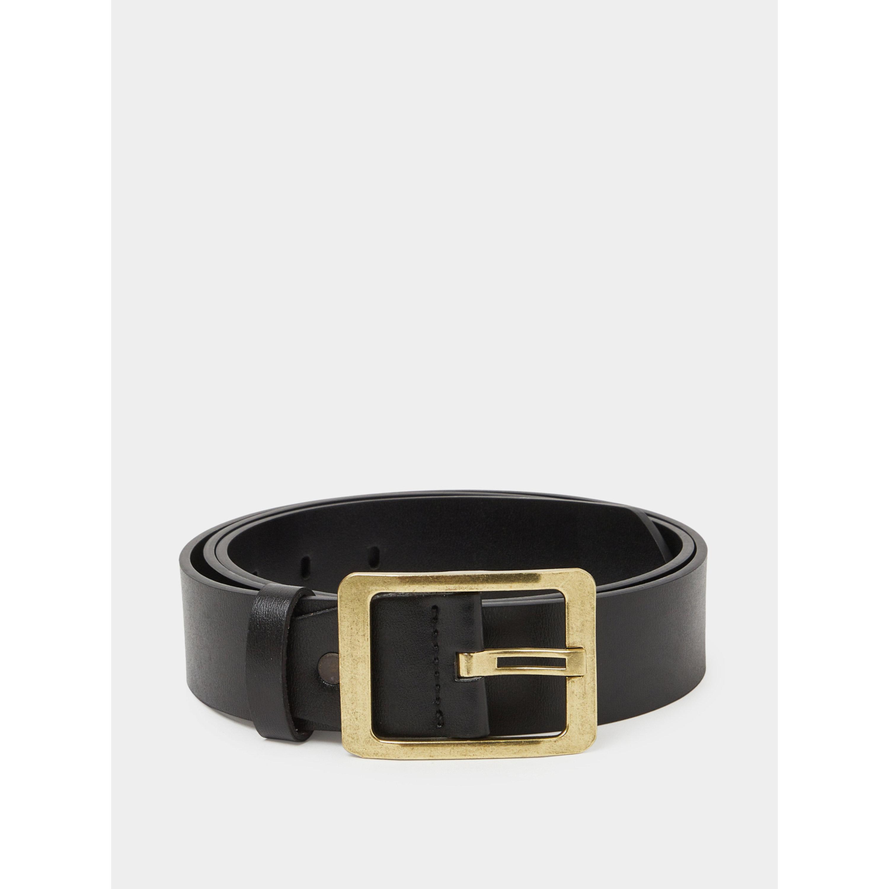 حزام سادة وإبزيم مربع-men-beltsandwallets-belts-image-1