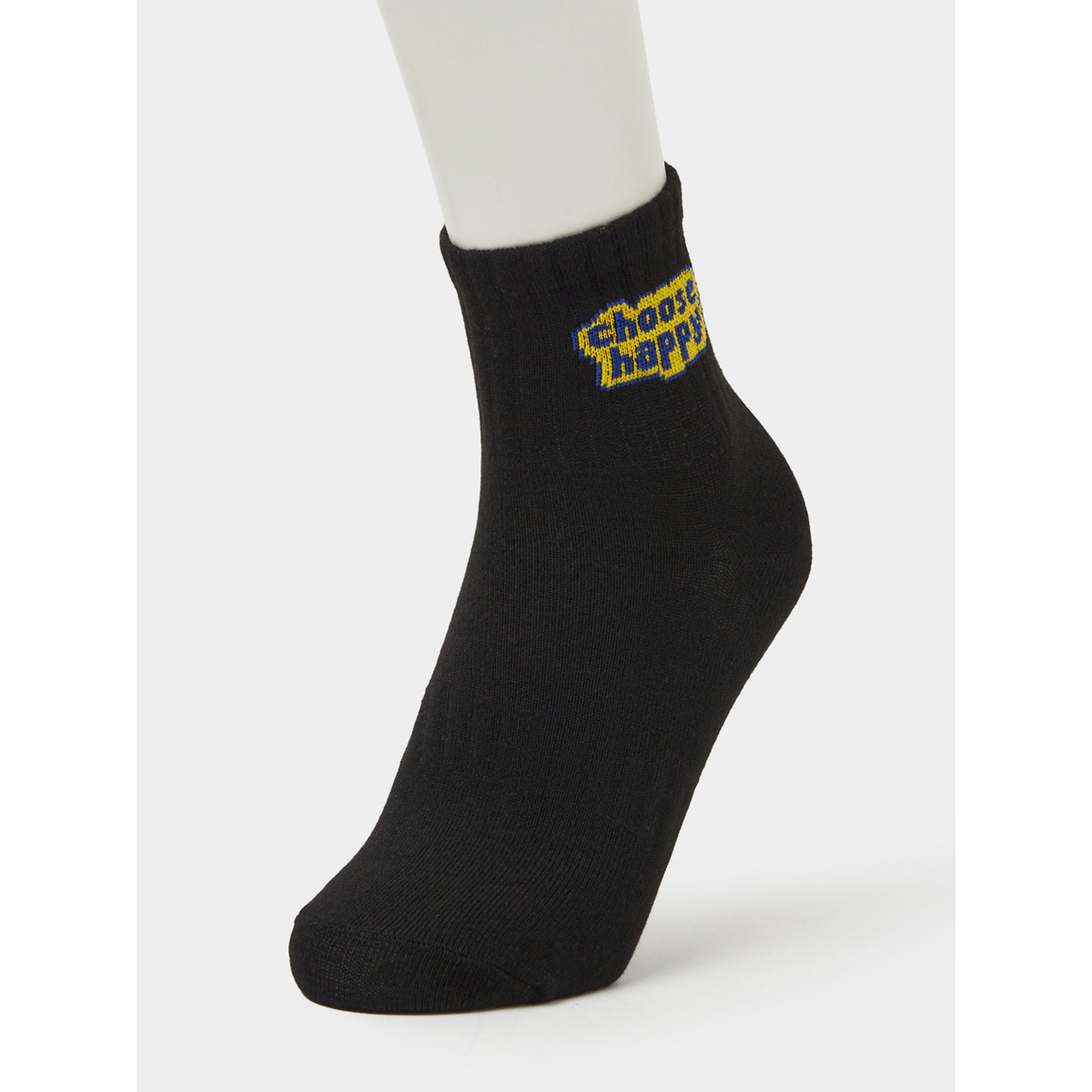 Styli Pack of 3 - Slogan Detail Socks-men-socks-image-4