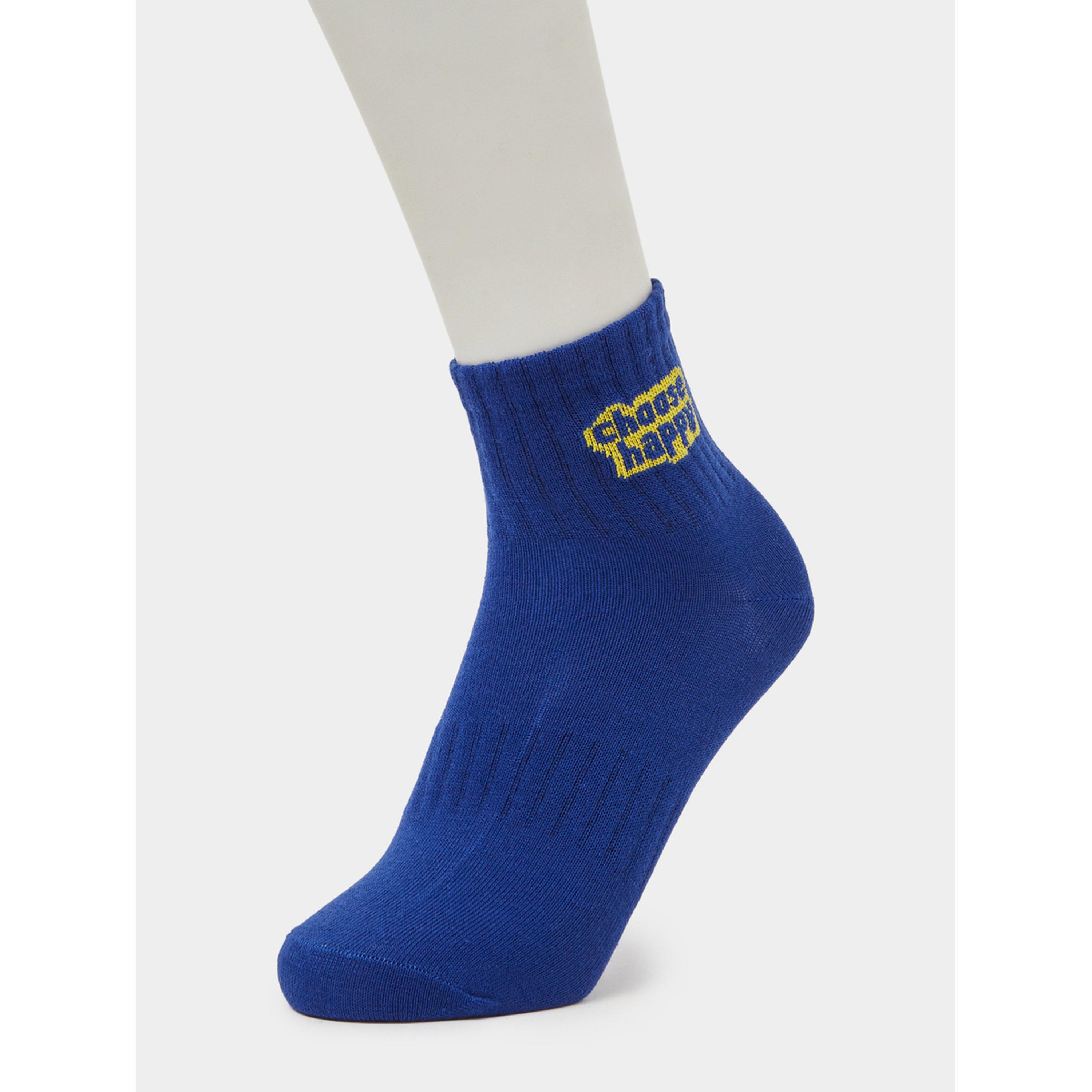 Styli Pack of 5 - Slogan Detail Socks-men-socks-image-2