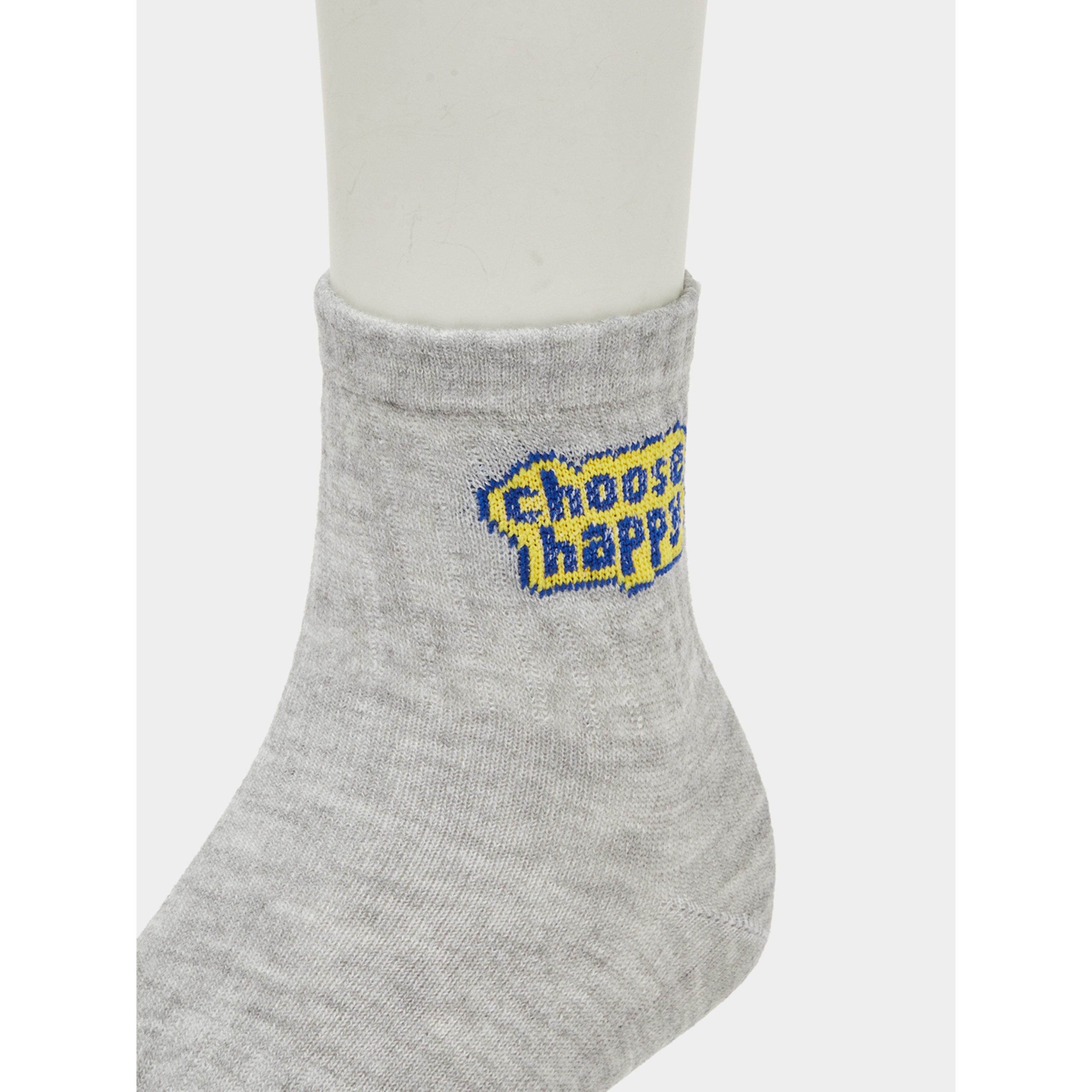 Styli Pack of 5 - Slogan Detail Socks-men-socks-image-5