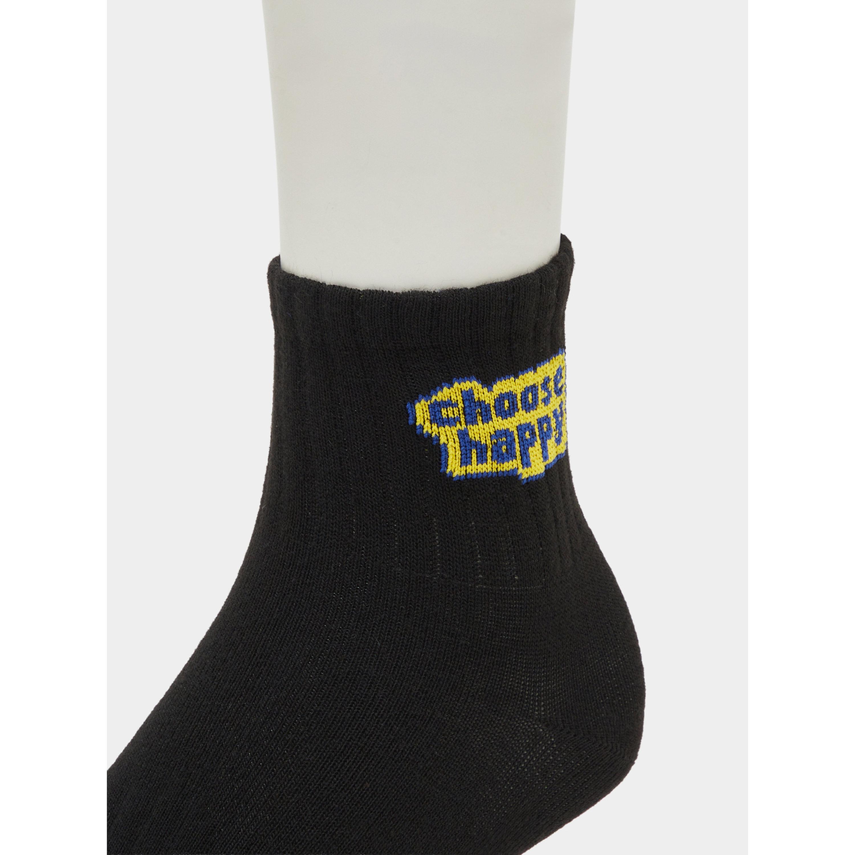 Styli Pack of 5 - Slogan Detail Socks-men-socks-image-7