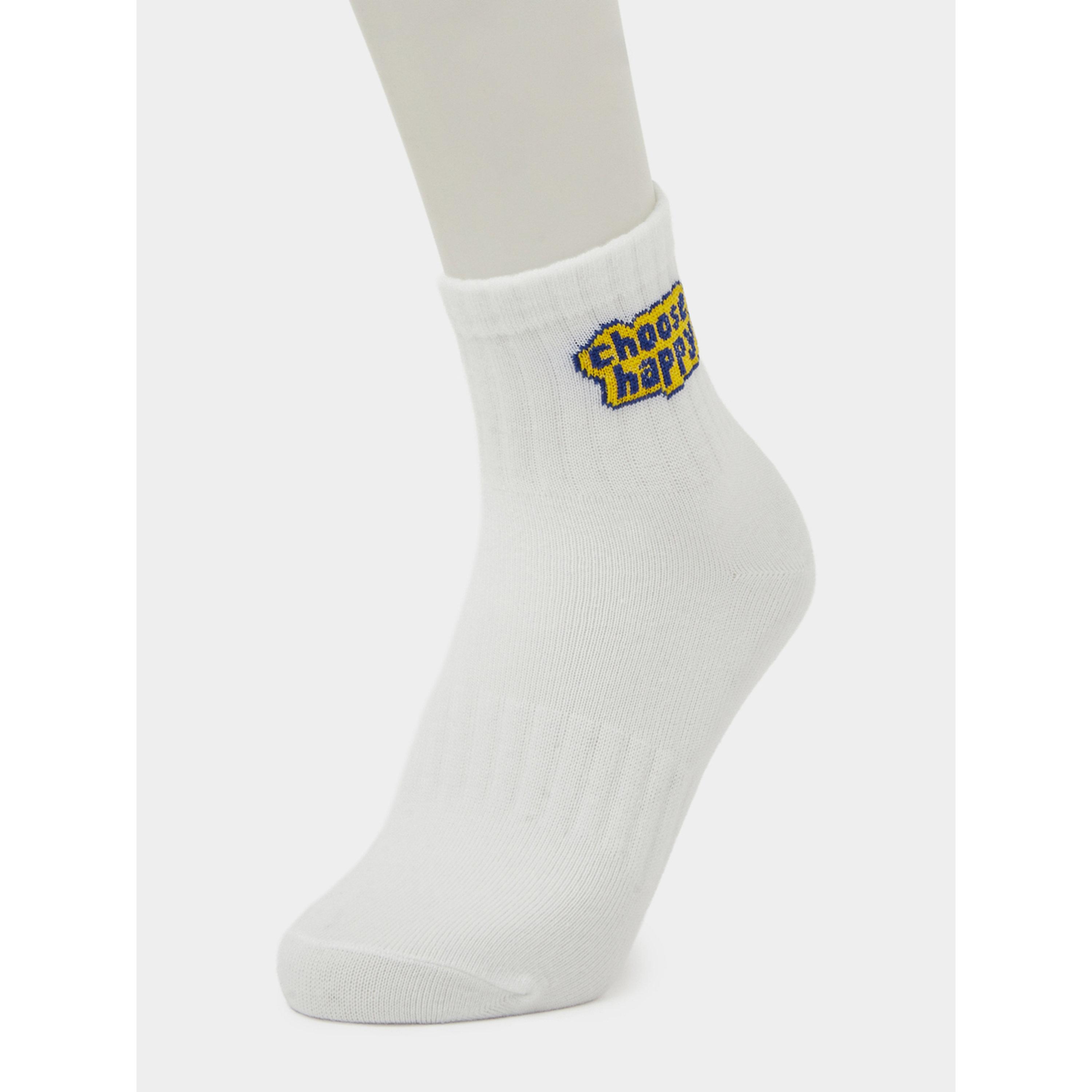 Styli Pack of 5 - Slogan Detail Socks-men-socks-image-8