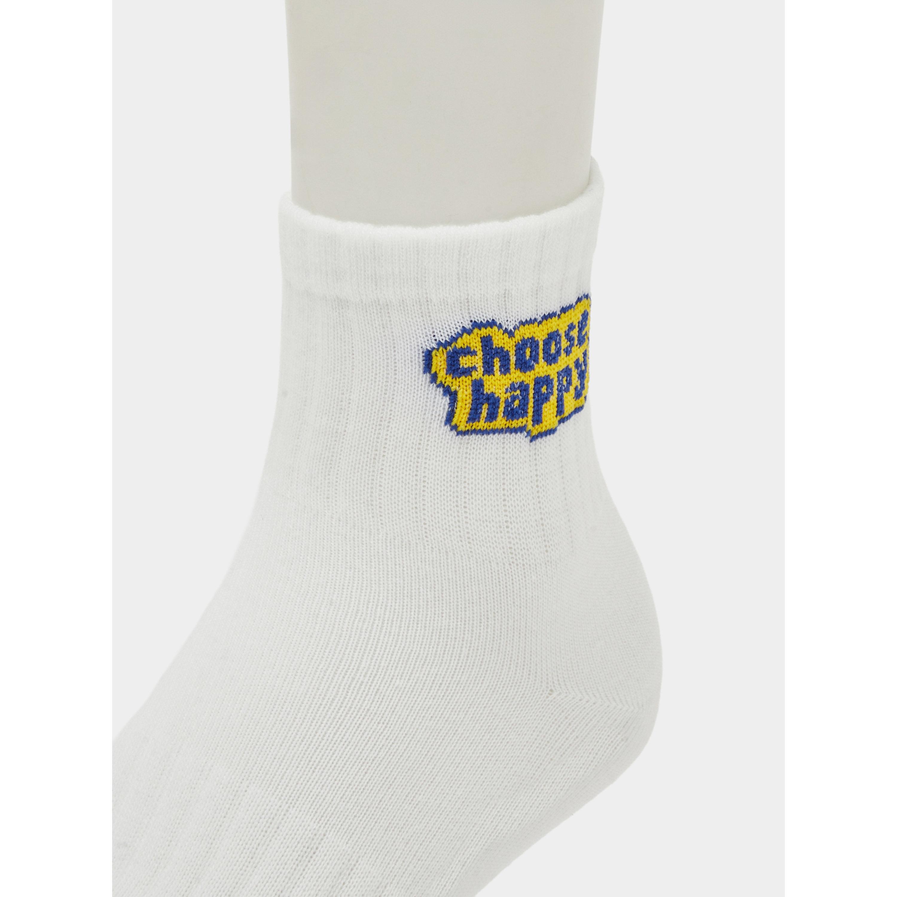 Styli Pack of 5 - Slogan Detail Socks-men-socks-image-9