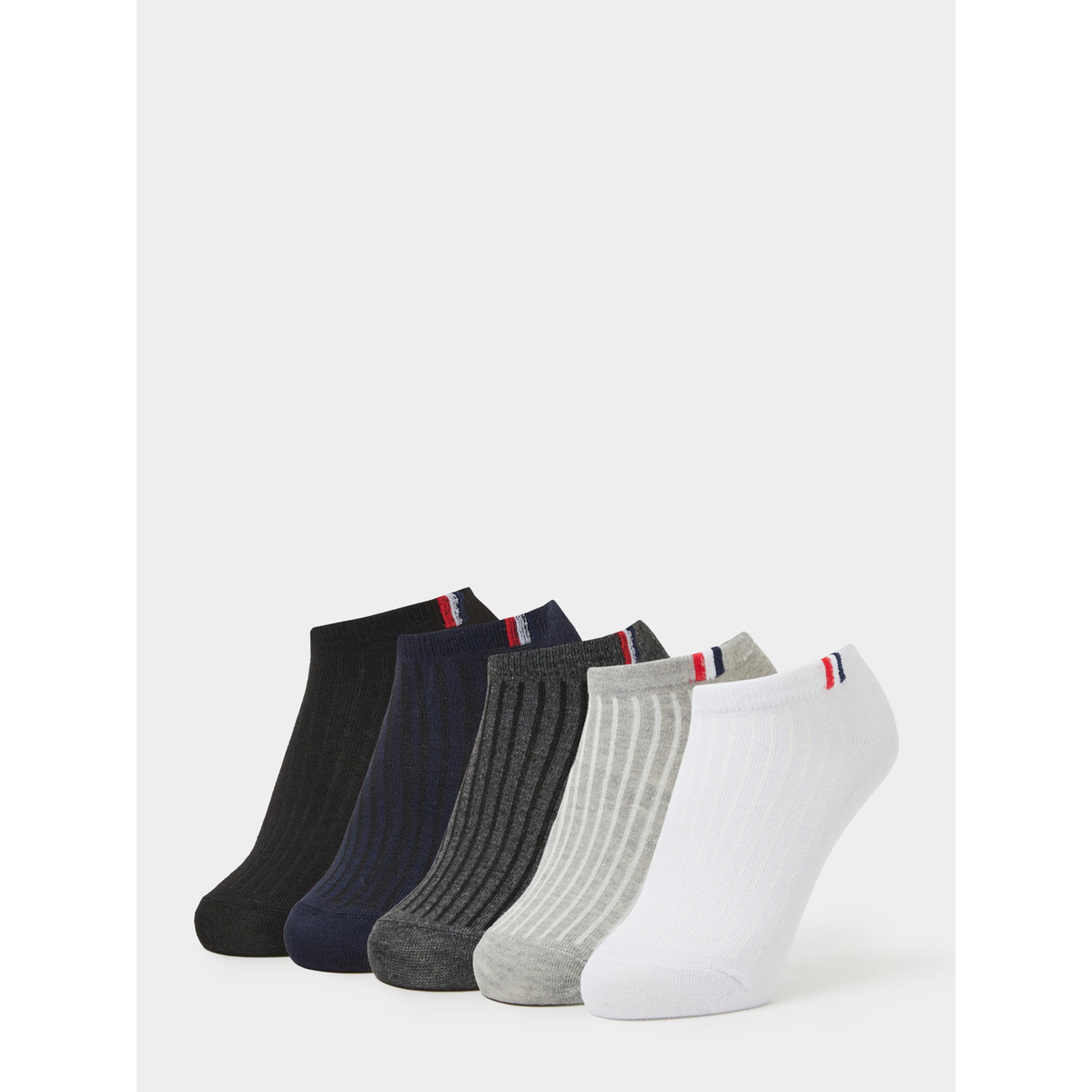 Styli Pack of 5 - Contrast Detail Socks-men-socks-image-1