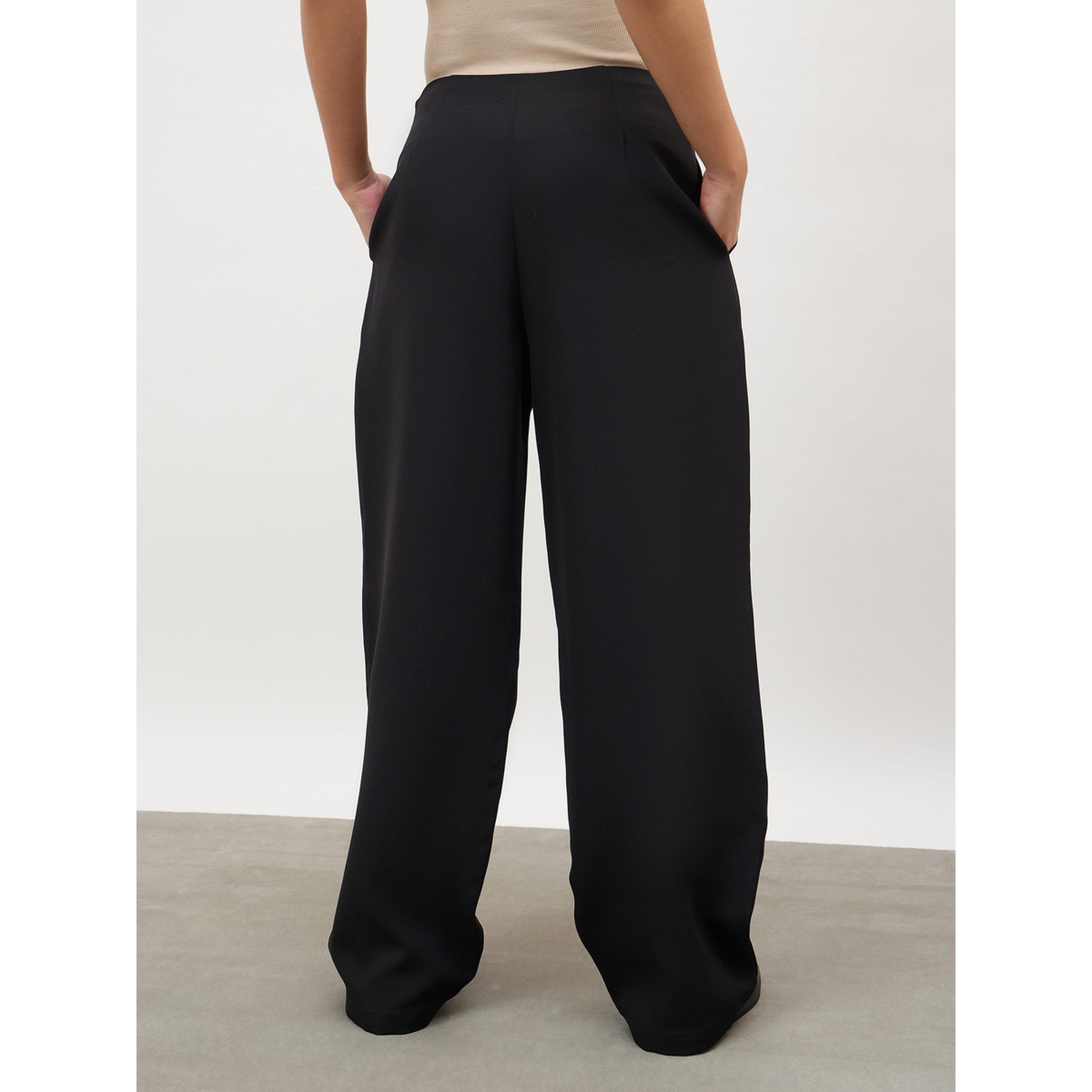 Sassafras X Styli Black Dual-Dart No-Waistband Korean Pants-women-clothing-trousers-image-6