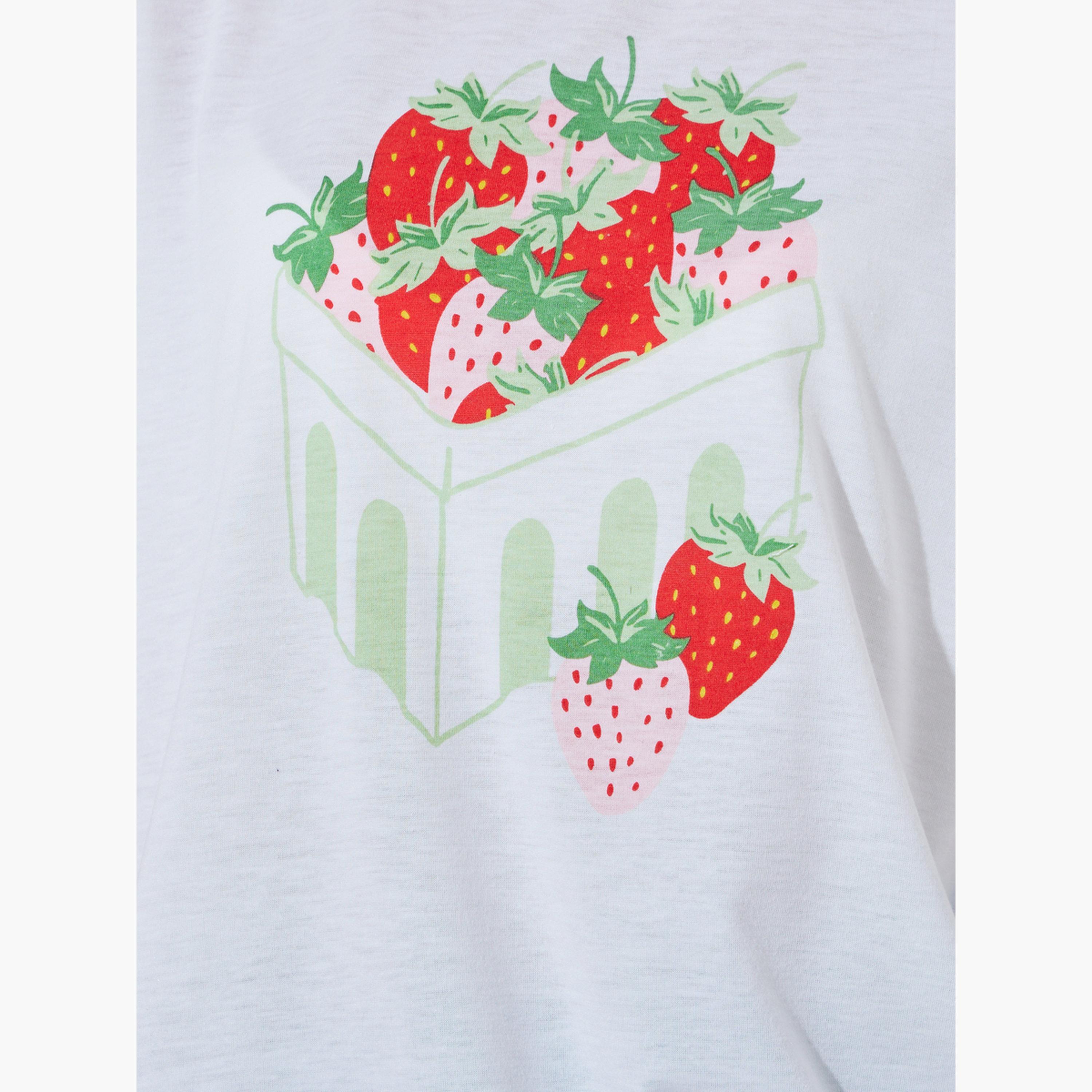 Styli White Graphic Print Oversize T-Shirt-women-clothing-tshirts-image-6