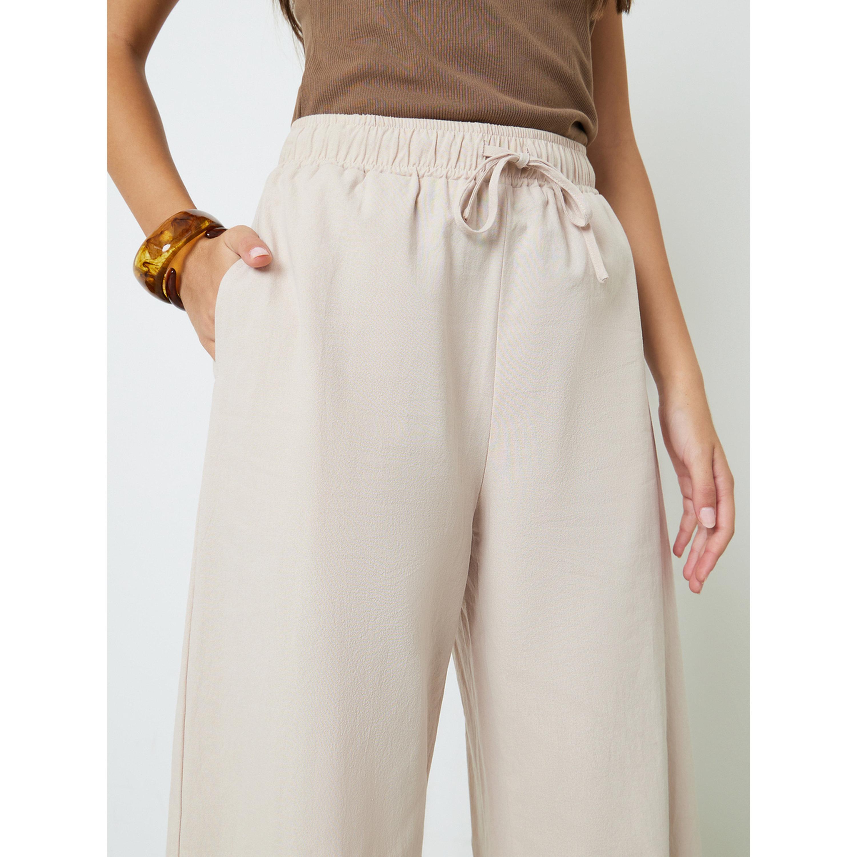 Take Two Beige Wide Leg Pants-women-clothing-joggers-image-3