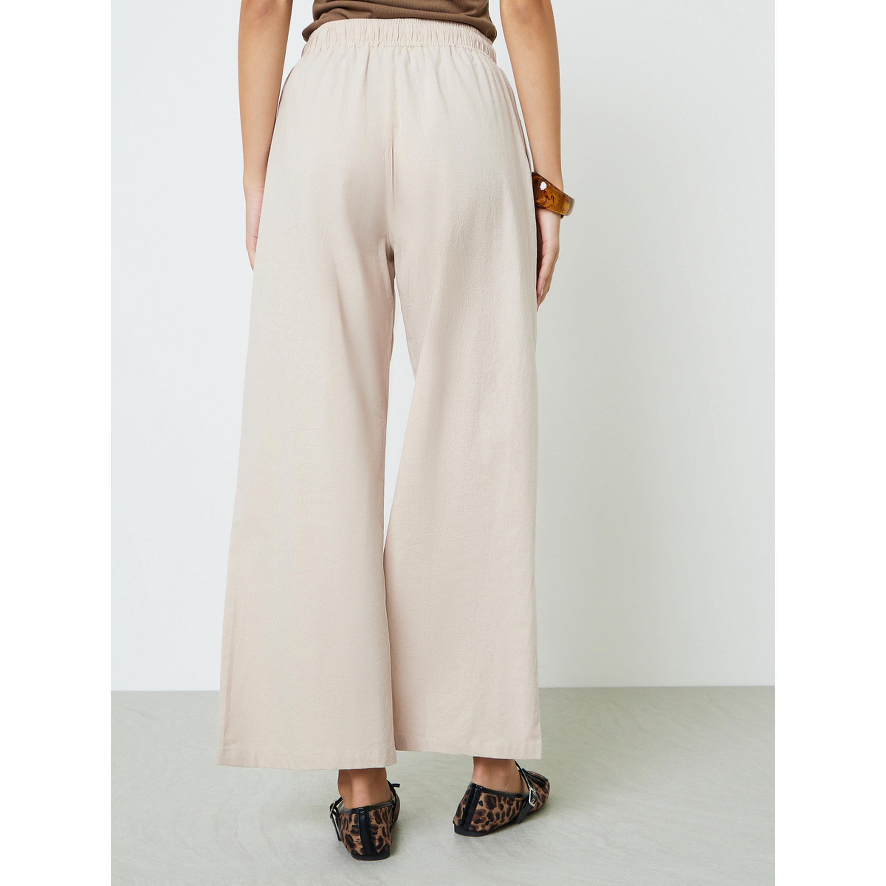 Take Two Beige Wide Leg Pants-women-clothing-joggers-image-4