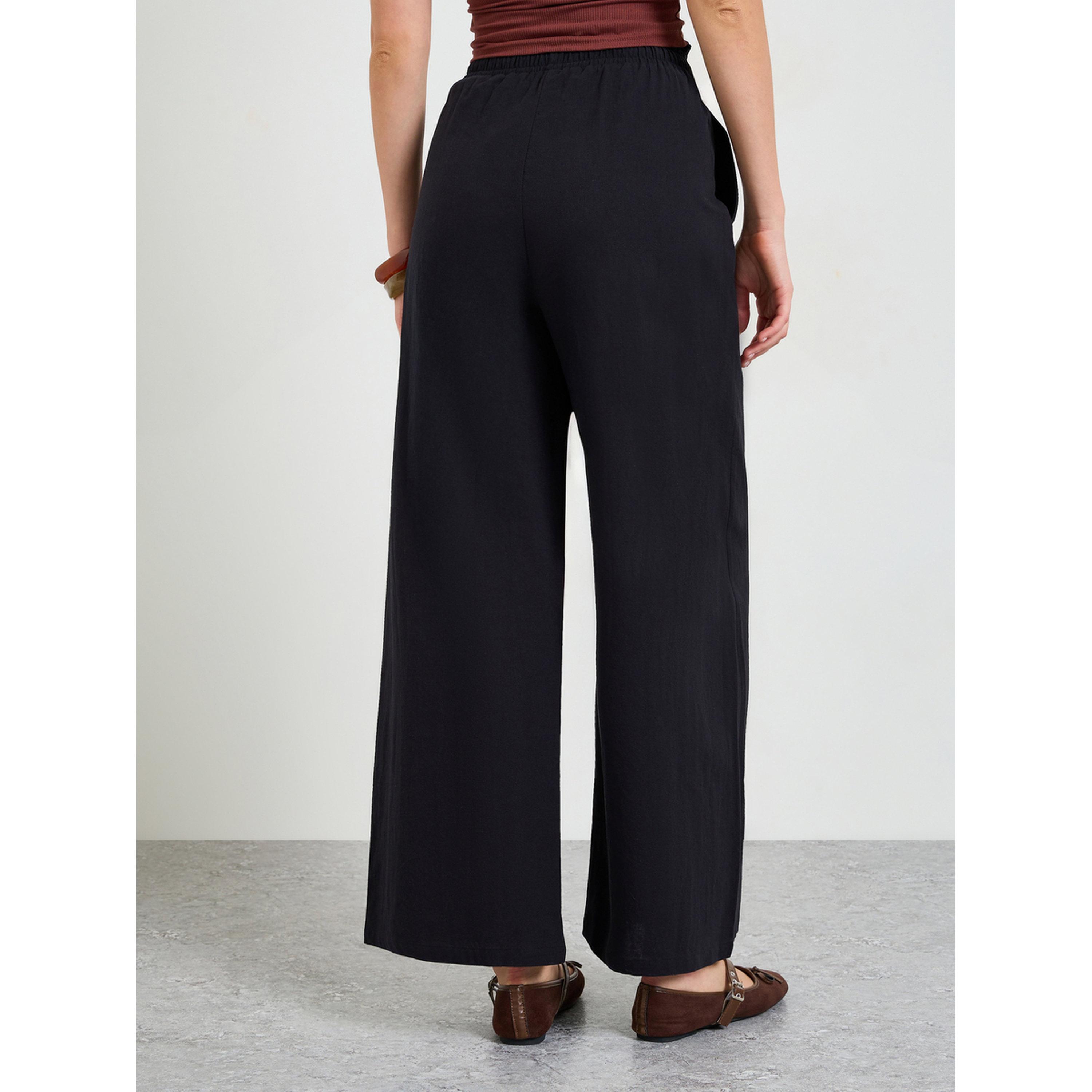 Take Two Black Wide-Leg Trousers-women-clothing-joggers-image-4