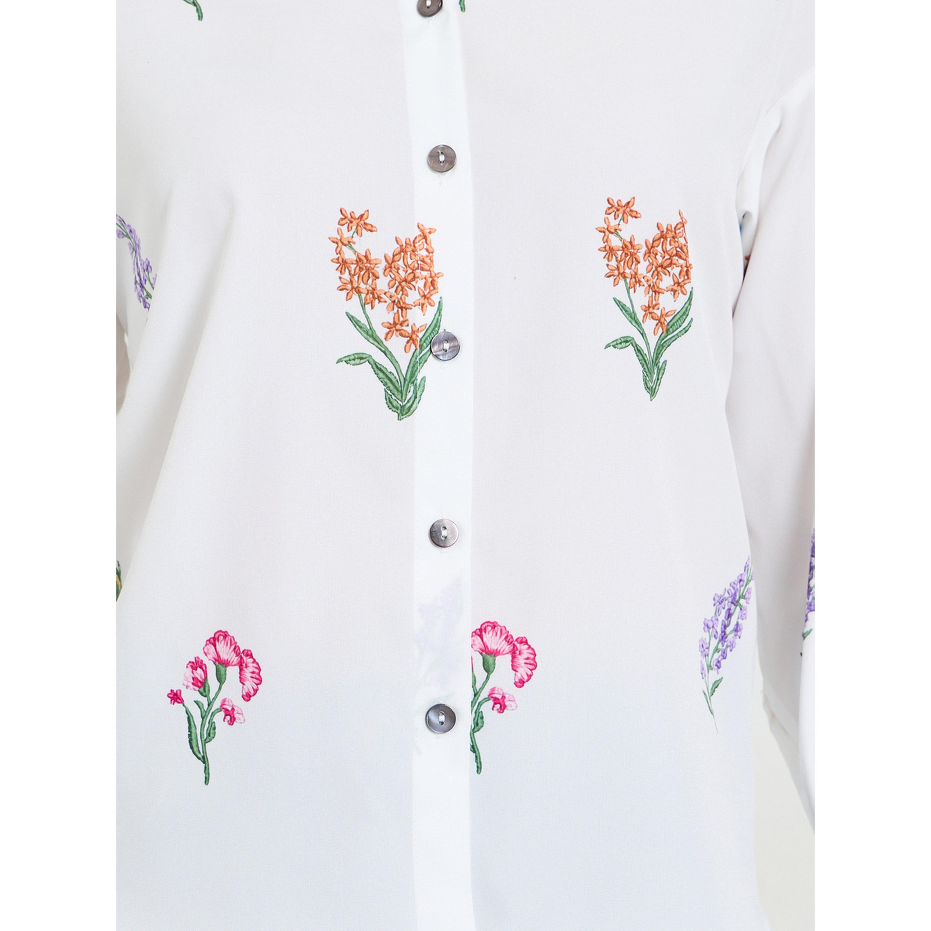 Take Two White Floral Embroidered Ruffle Cuff Blouse-women-clothing-shirtsandblouses-blouses-image-4