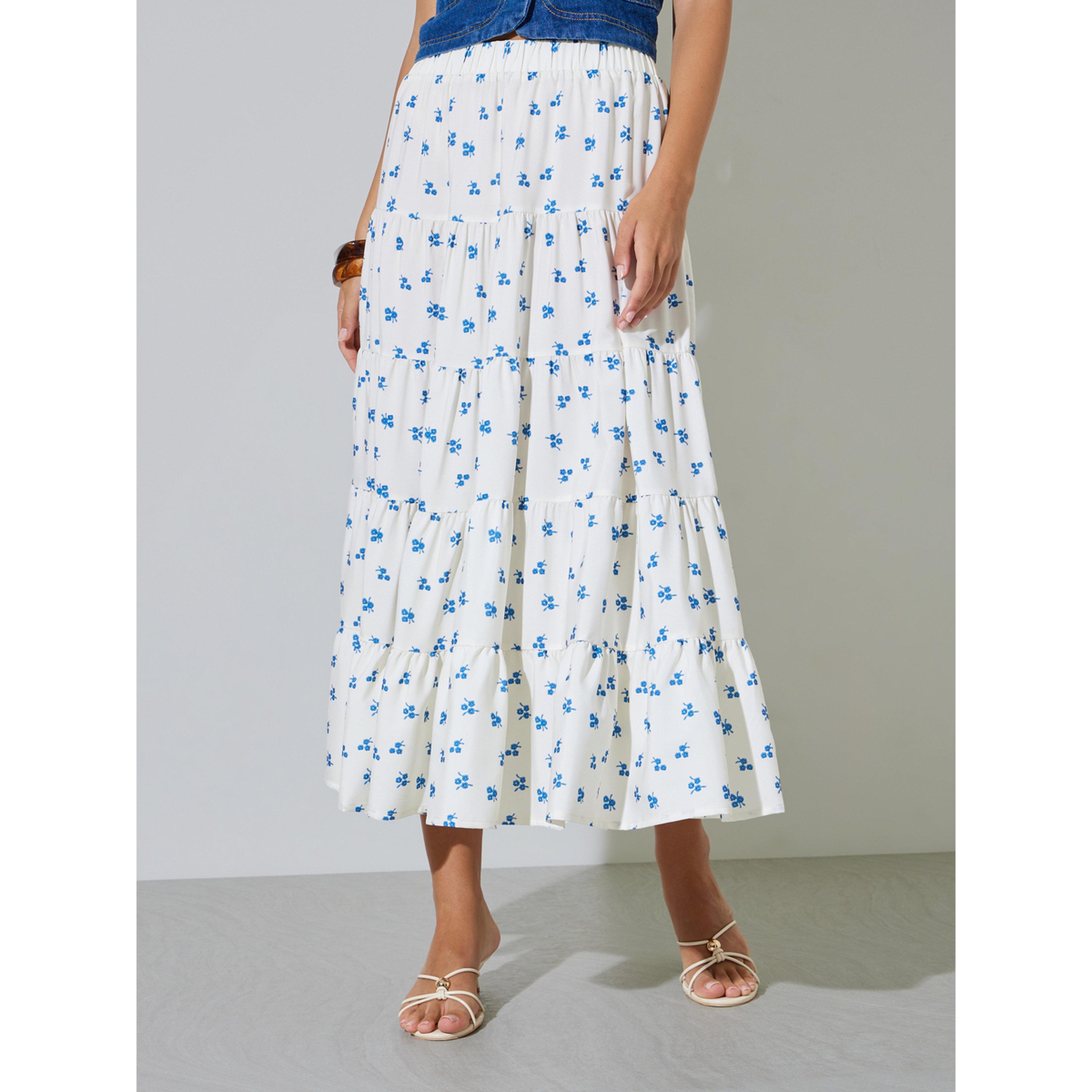 Take Two Floral Tiered Midi Skirt-women-clothing-skirts-image-1