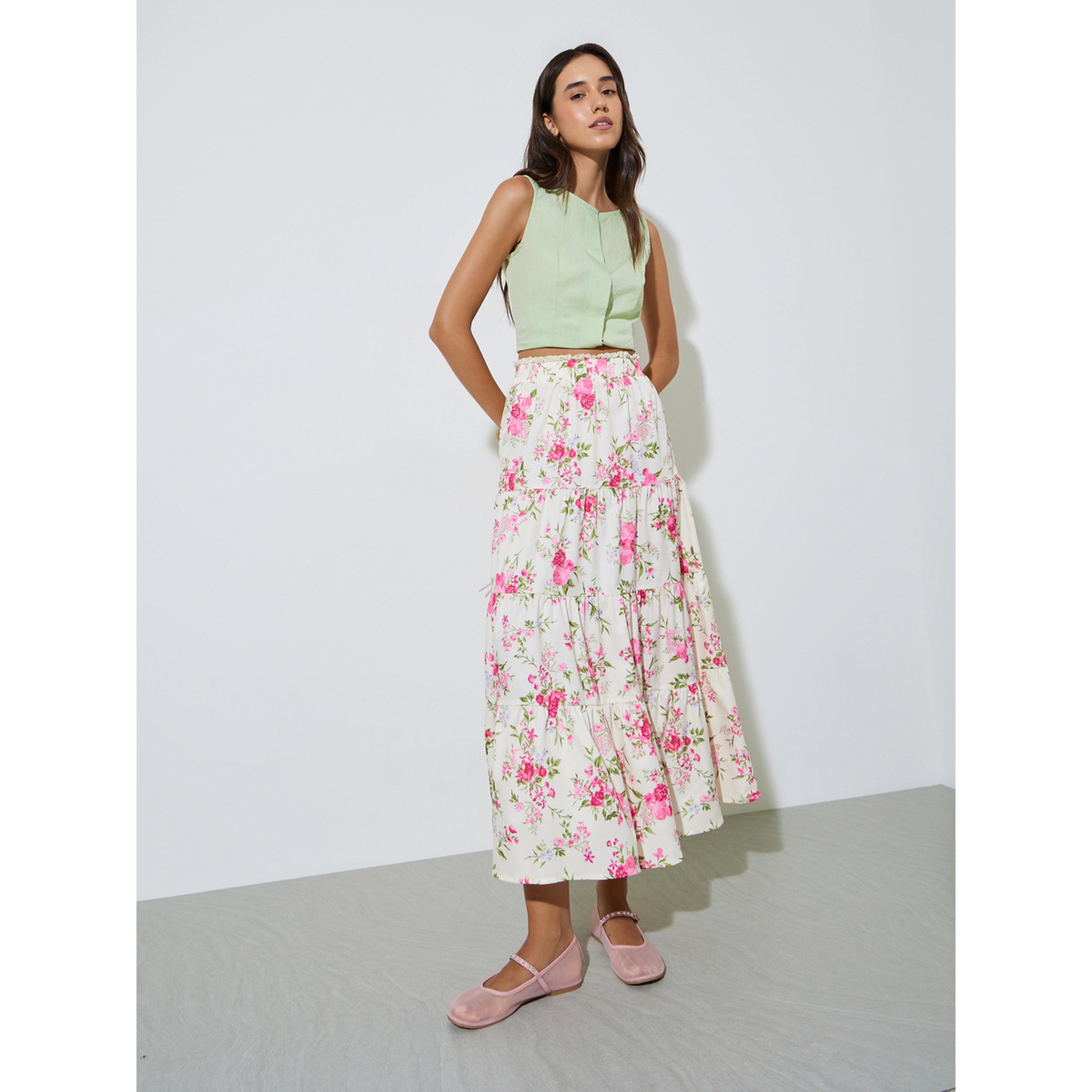 Take Two Floral Tiered Midi Skirt-women-clothing-skirts-image-2