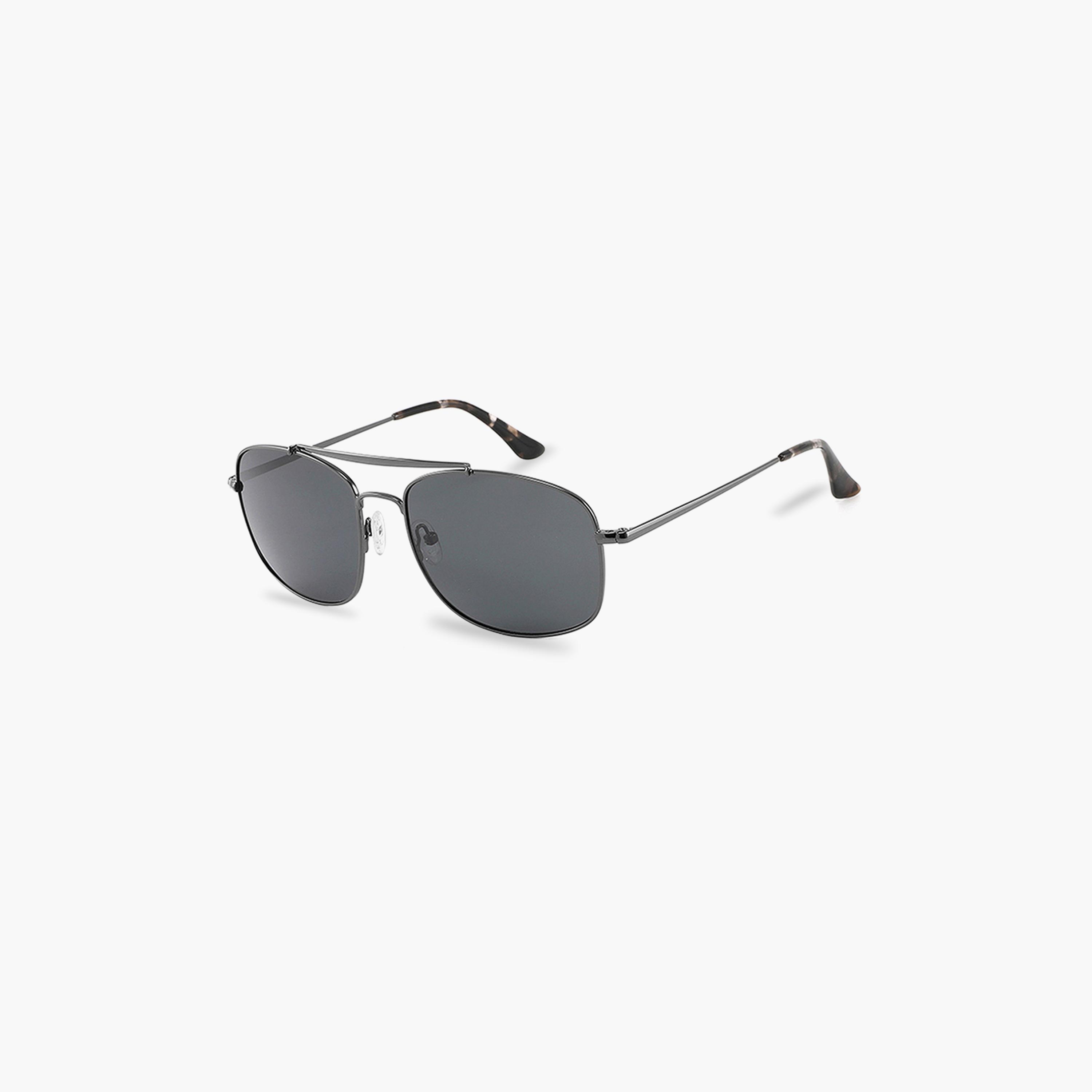 Take Two Men Black Aviator Polarized Sunglasses with UV Protection-men-sunglasses-image-1