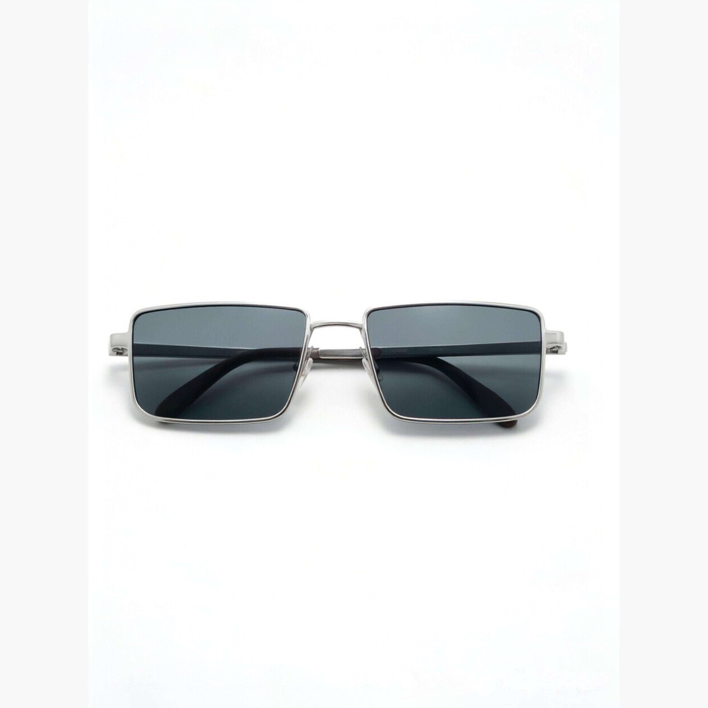 نظارة شمسية بإطار مربع باللون الفضي للرجال-men-sunglasses-image-3