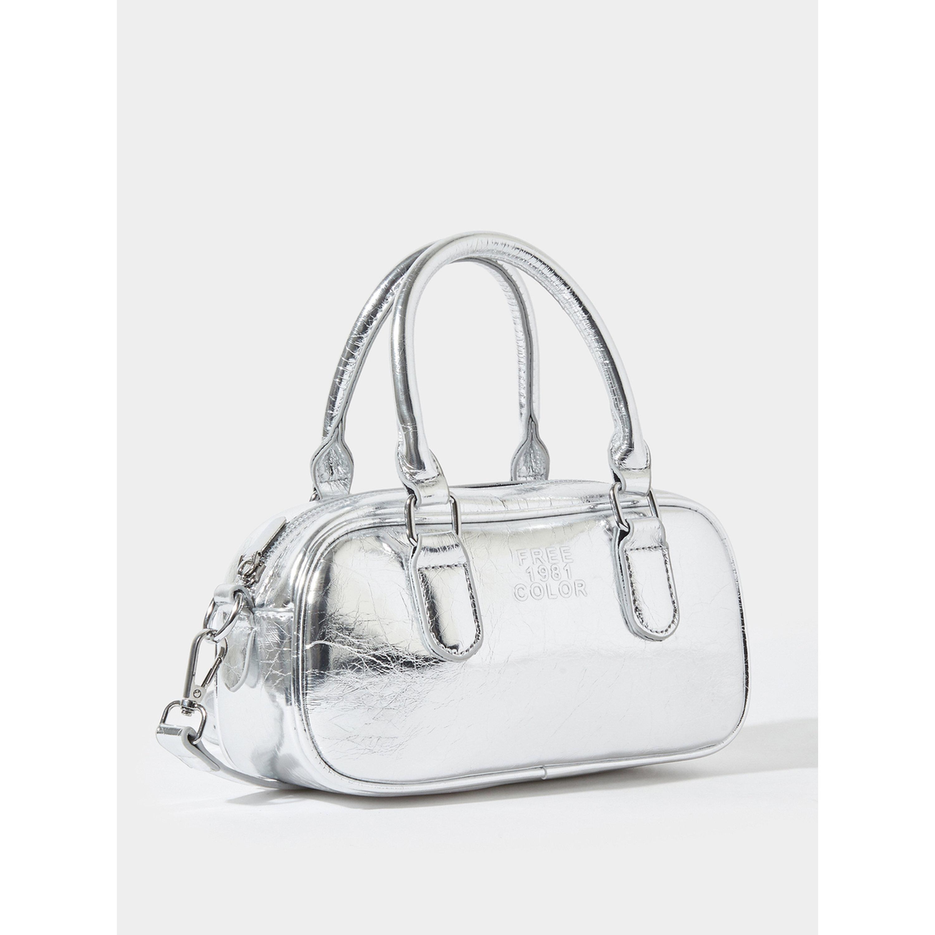 Styli Metallic Silver Mini Hand Bag-women-bagsandwallets-handbags-image-1