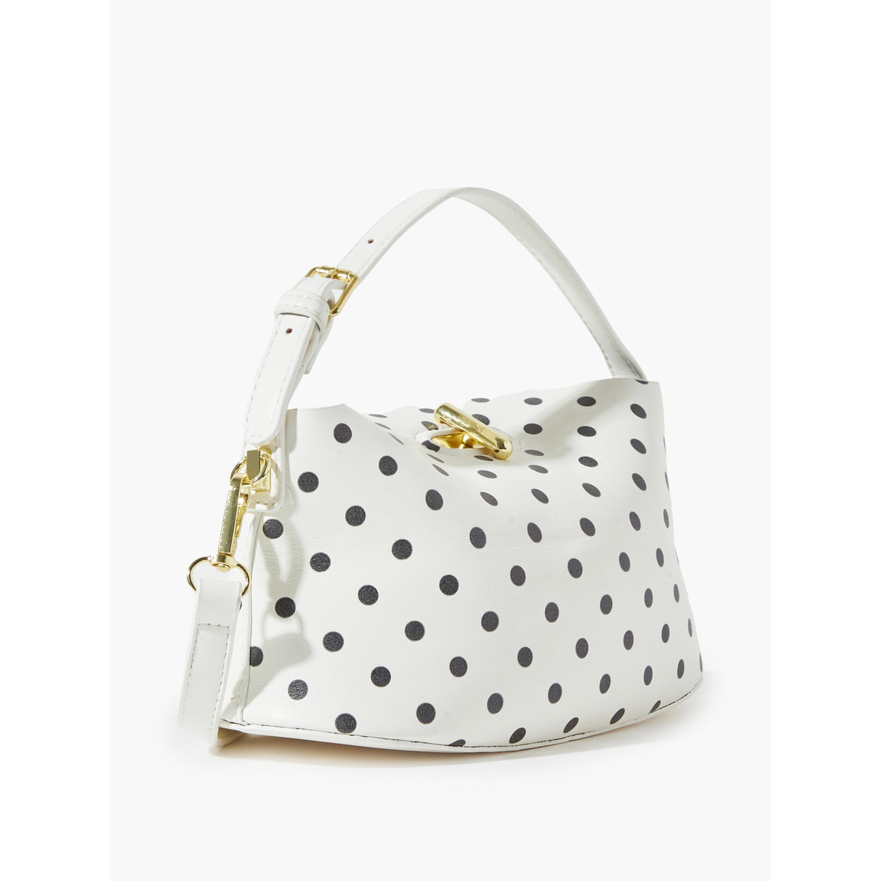 Styli White Polka Dot Crossbody Bag-women-bagsandwallets-handbags-image-1