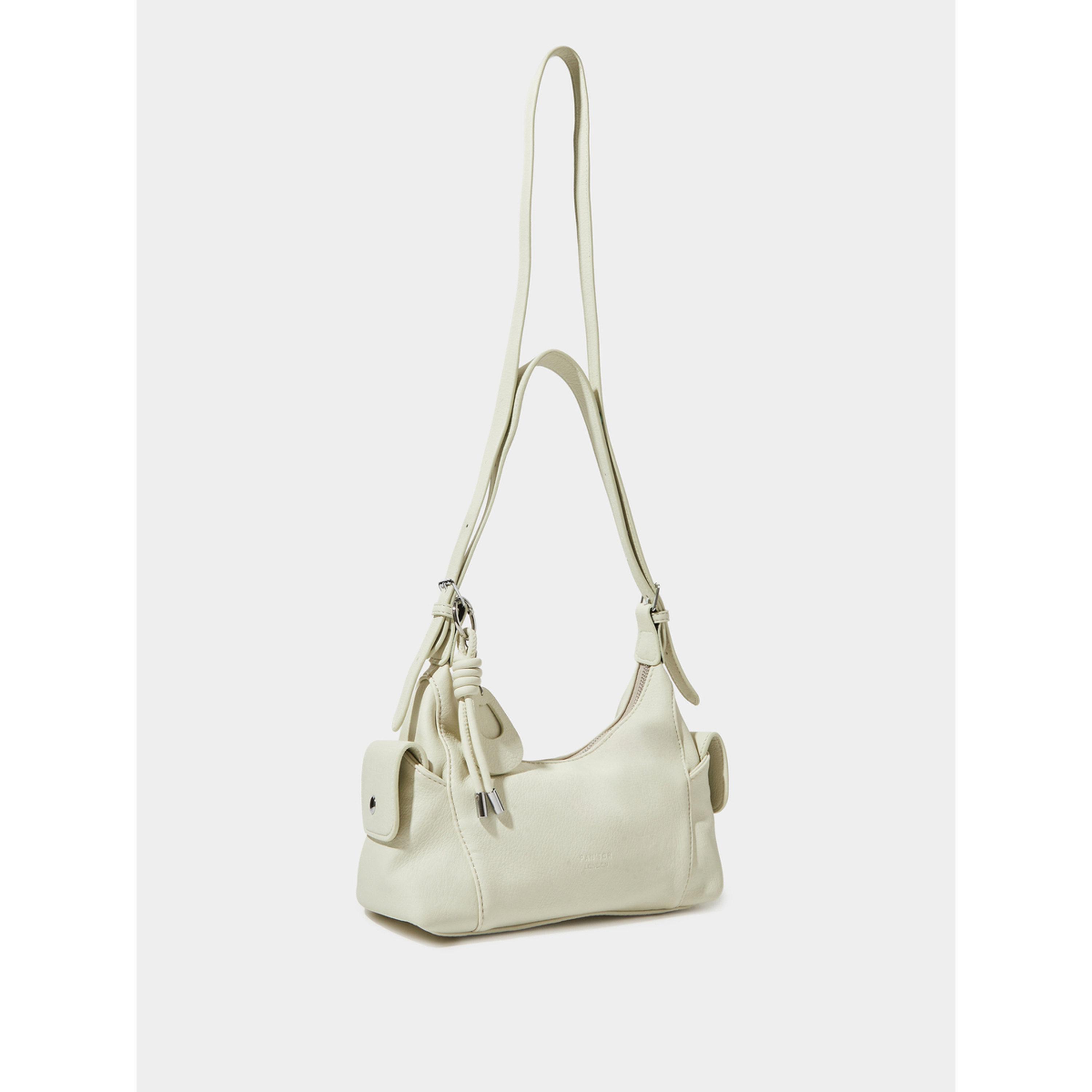 Styli Beige Solid Shoulder Bag with Pocket Detail-women-bagsandwallets-handbags-image-1