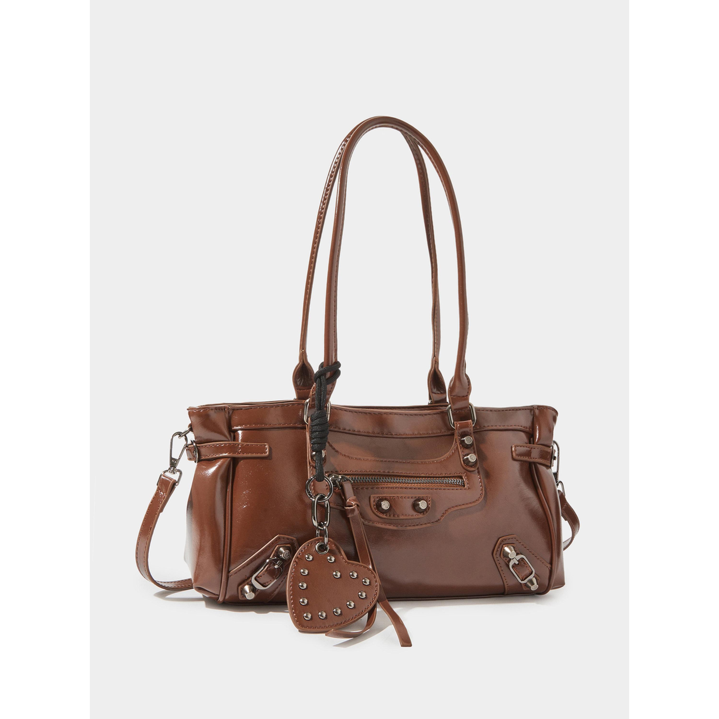 حقيبة سيتي بدلاية قلب ومزينة بدبابيس-women-bagsandwallets-handbags-image-1