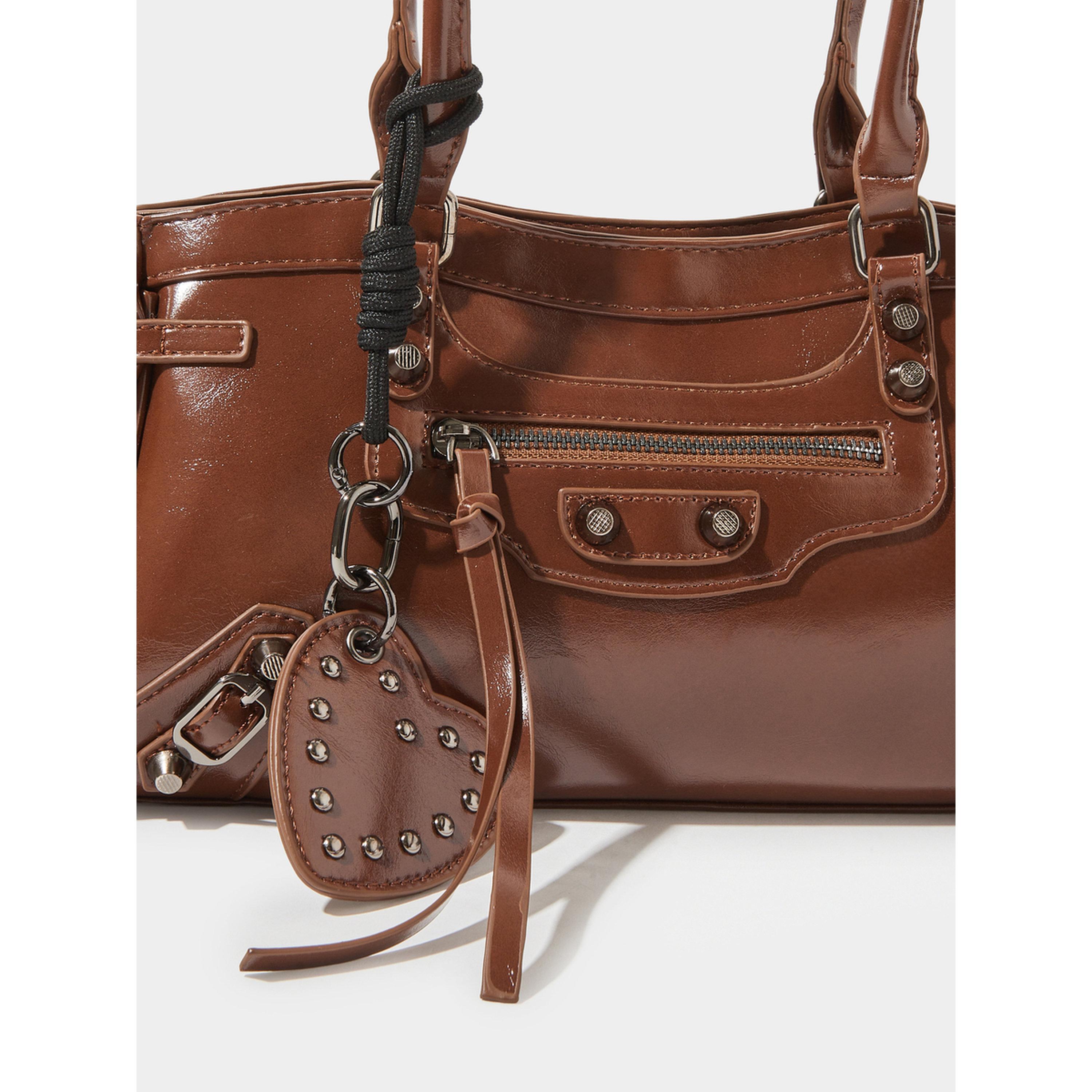 حقيبة سيتي بدلاية قلب ومزينة بدبابيس-women-bagsandwallets-handbags-image-4