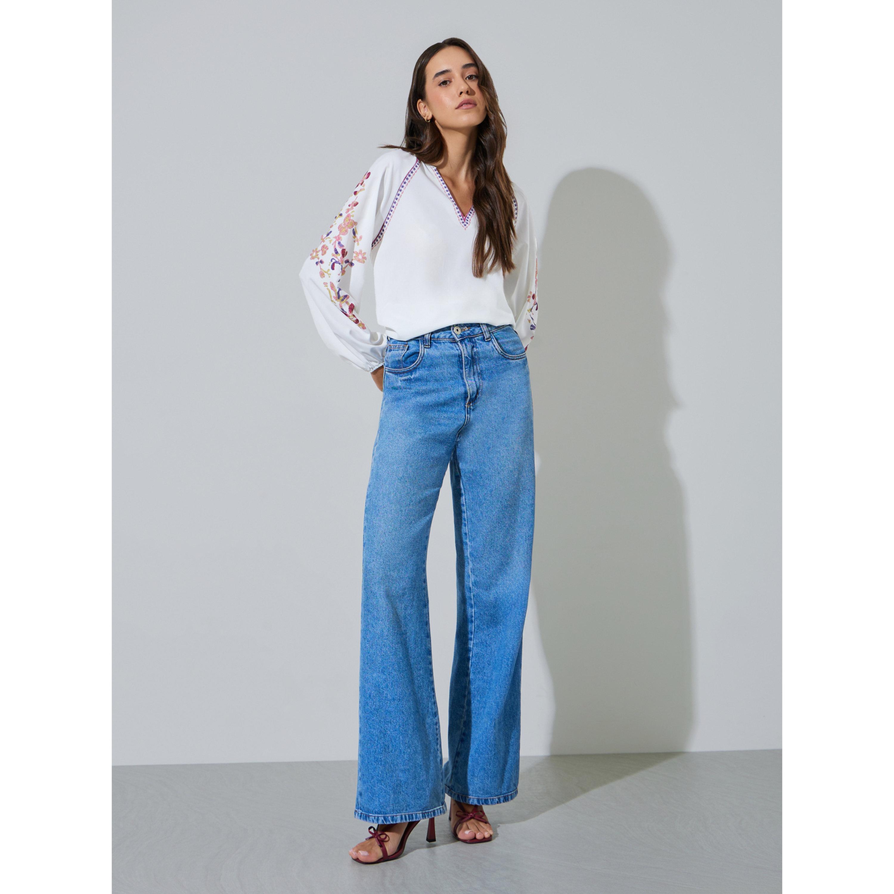 Take Two White Embroidered Long Sleeve Top-women-clothing-shirtsandblouses-blouses-image-2