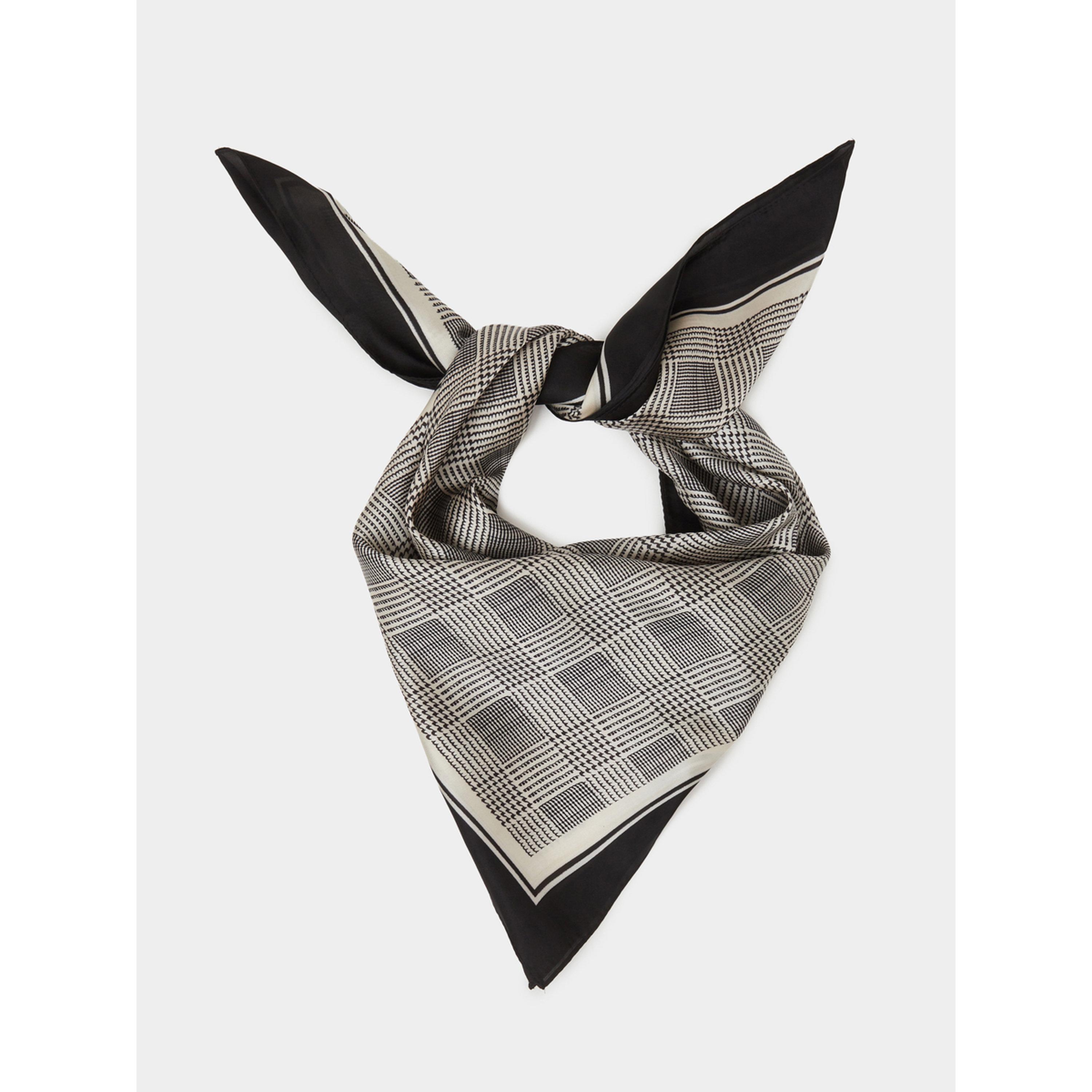 Styli Multi-Color Checked Head Scarf-women-clothingaccessories-scarves-image-1