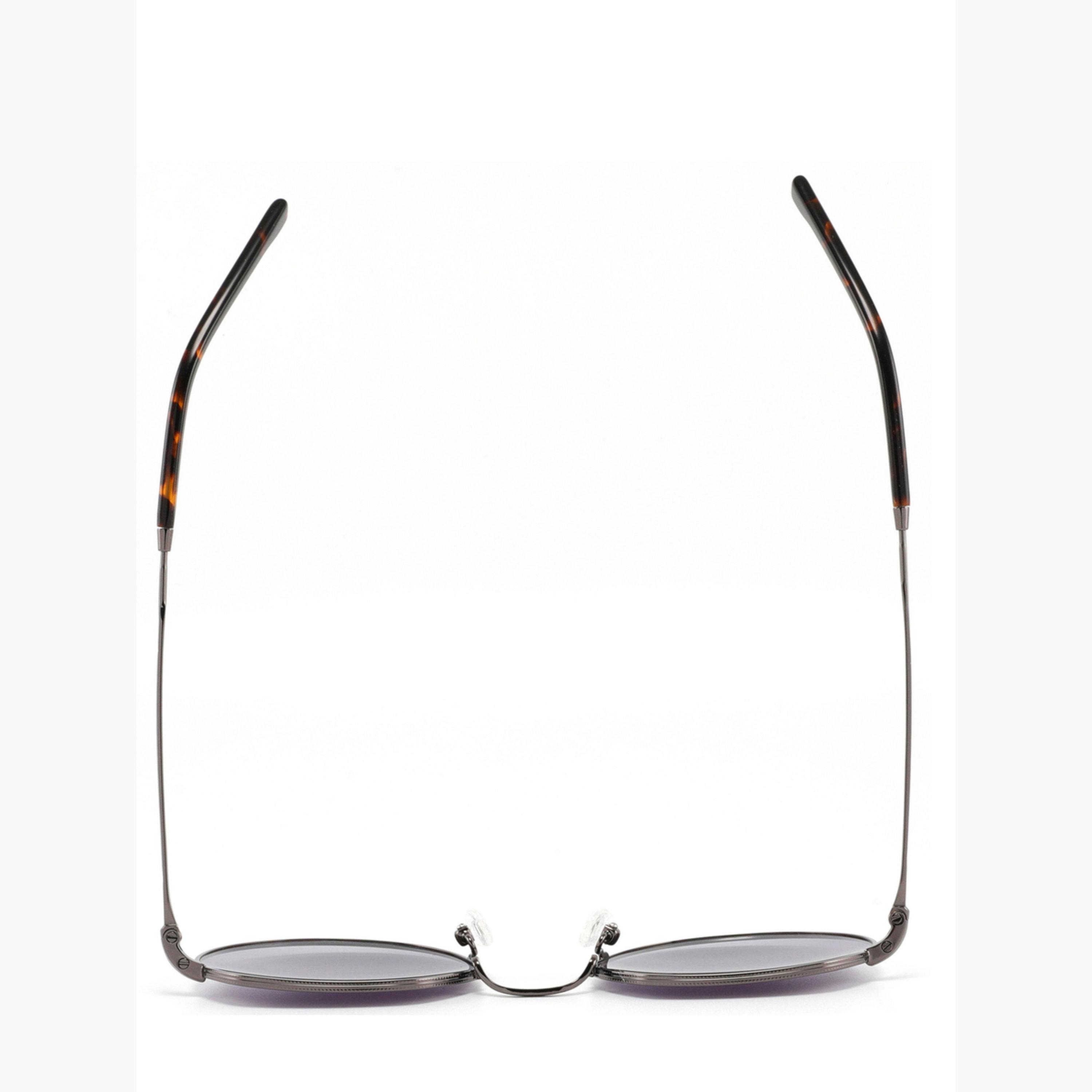نظارة شمسية بإطار دائري مع حماية من الأشعة فوق البنفسجية باللون الأسود للرجال-men-sunglasses-image-4