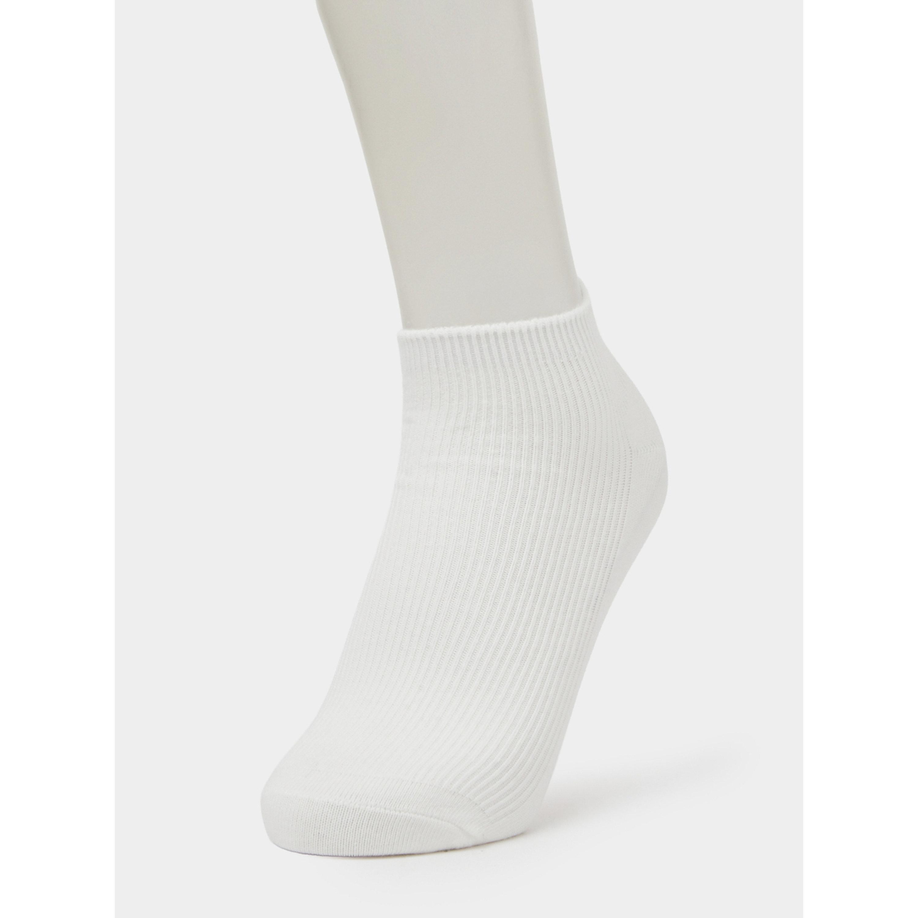 Styli Pack of 3 - Multi-Color Solid Ribbed Ankle Socks-women-socksandstockings-image-6