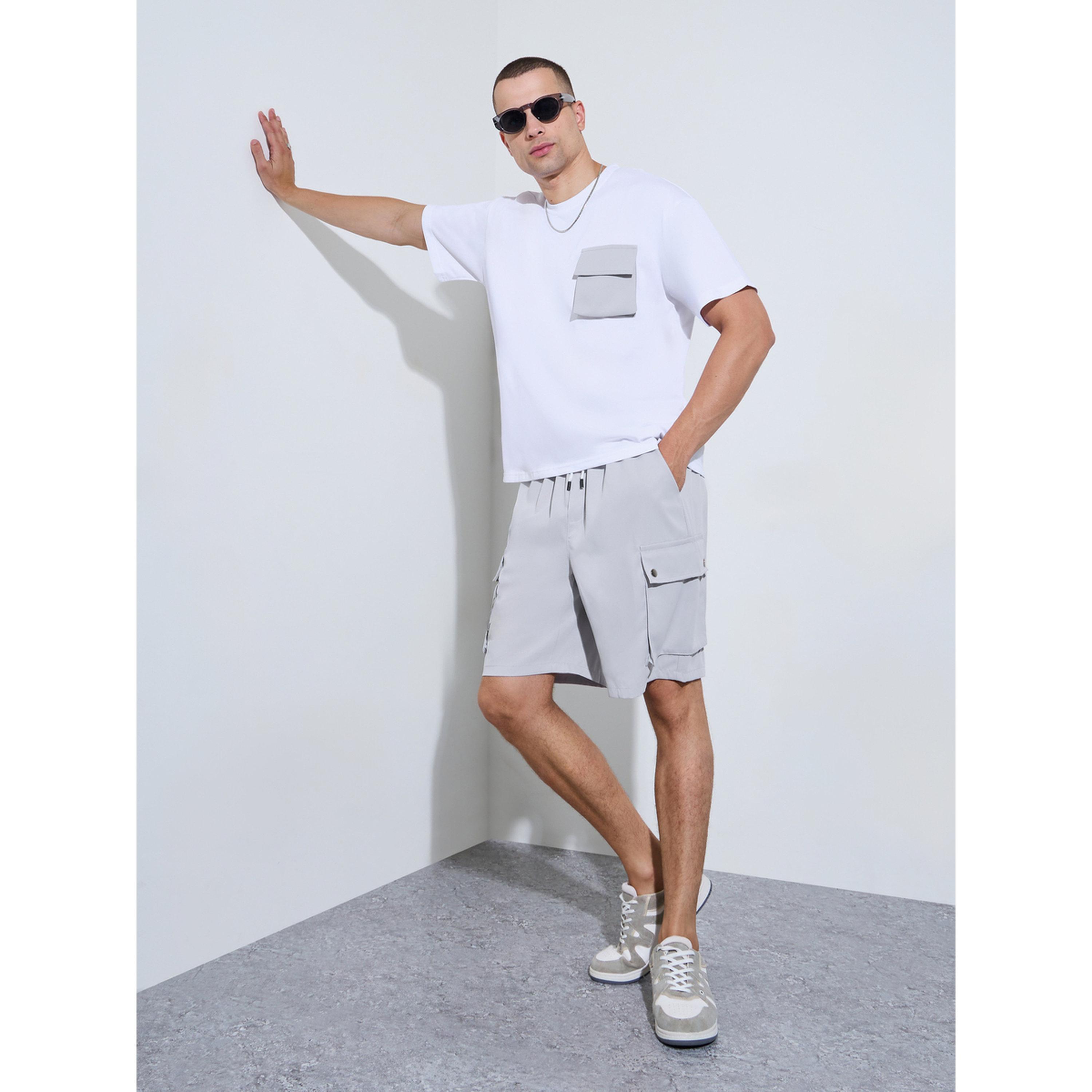 Take Two Men Pocket Detail T-Shirt and Shorts Co-Ord Set-men-clothing-coordsets-image-2